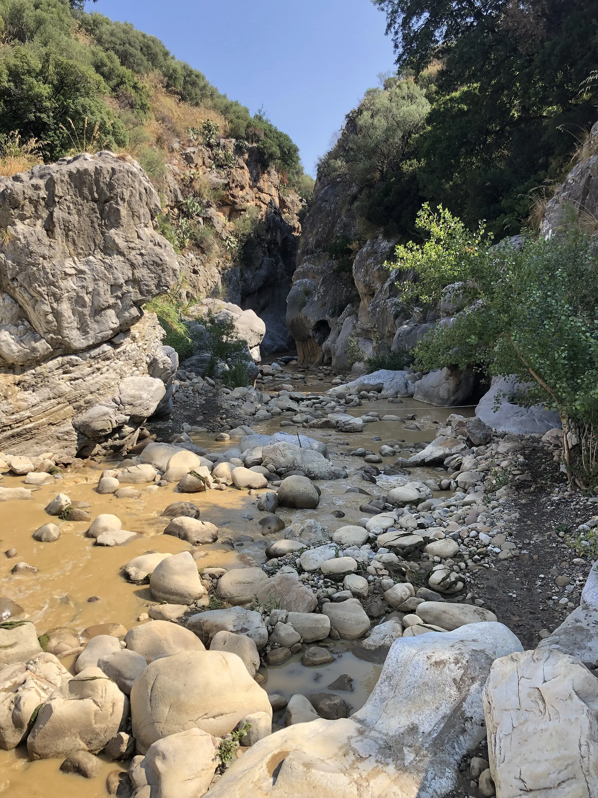 Photo showing: Gole del Tiberio dopo le piogge