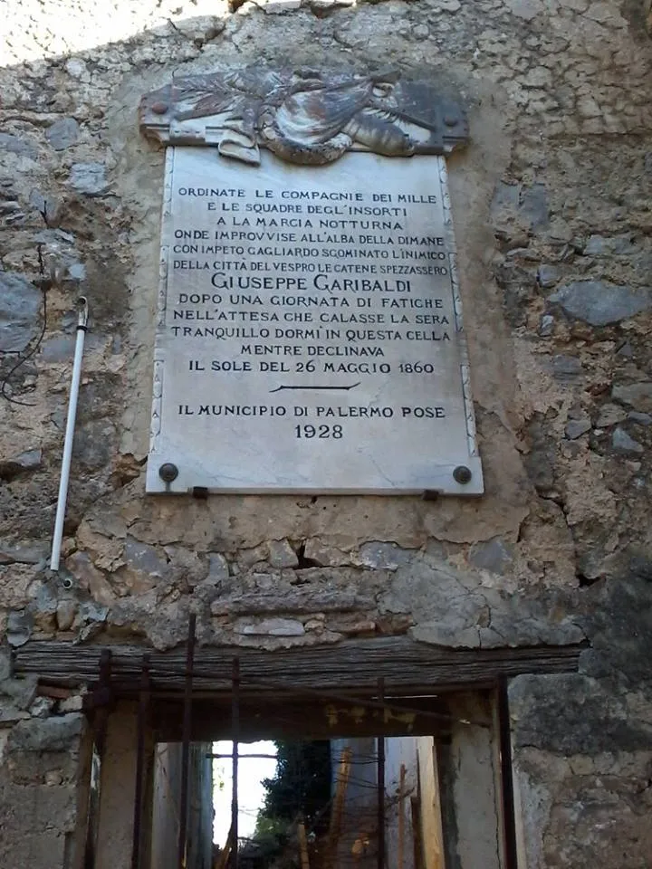 Photo showing: Lapide commemorativa della venuta di Garibaldi