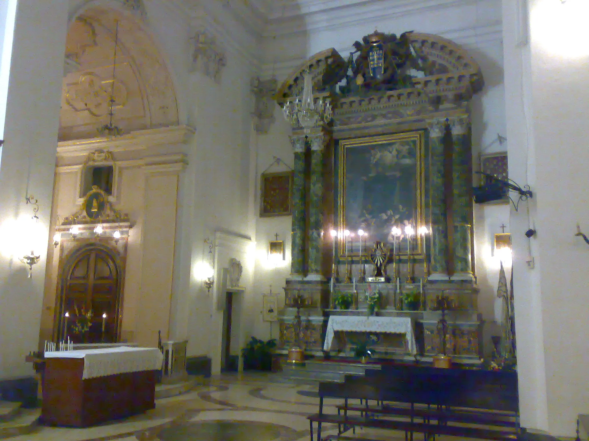 Photo showing: Altare di San Mauro abate - Viagrande (CT)