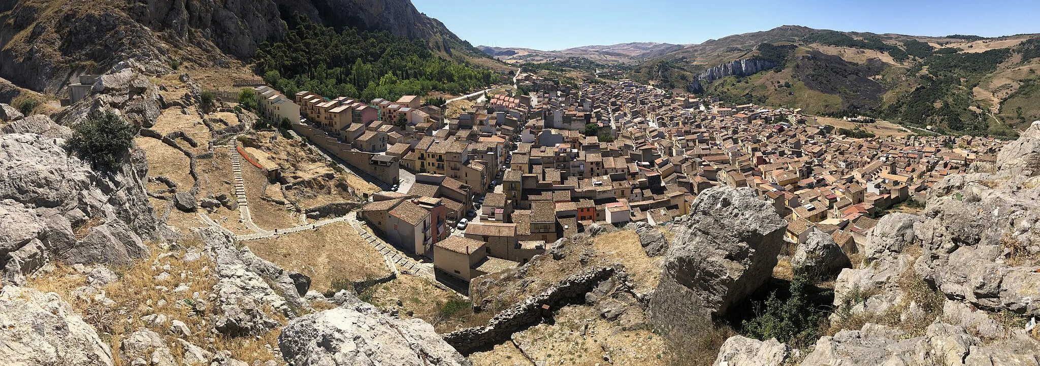 Photo showing: Panorama di Caltavuturo