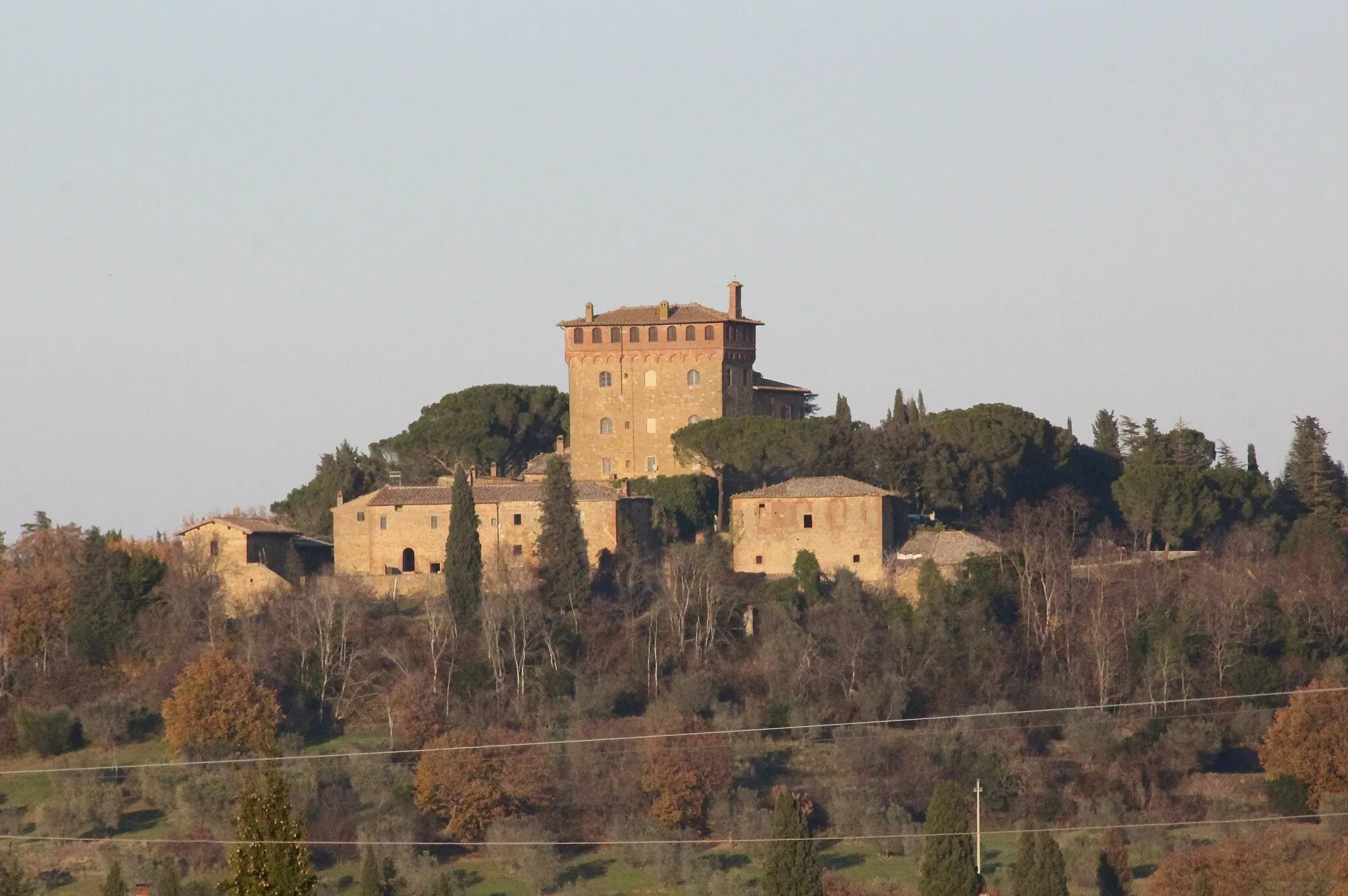 Photo showing: Palace Palazzo Massaini, northeast of Pienza, Province of Siena, Tuscany, Italy