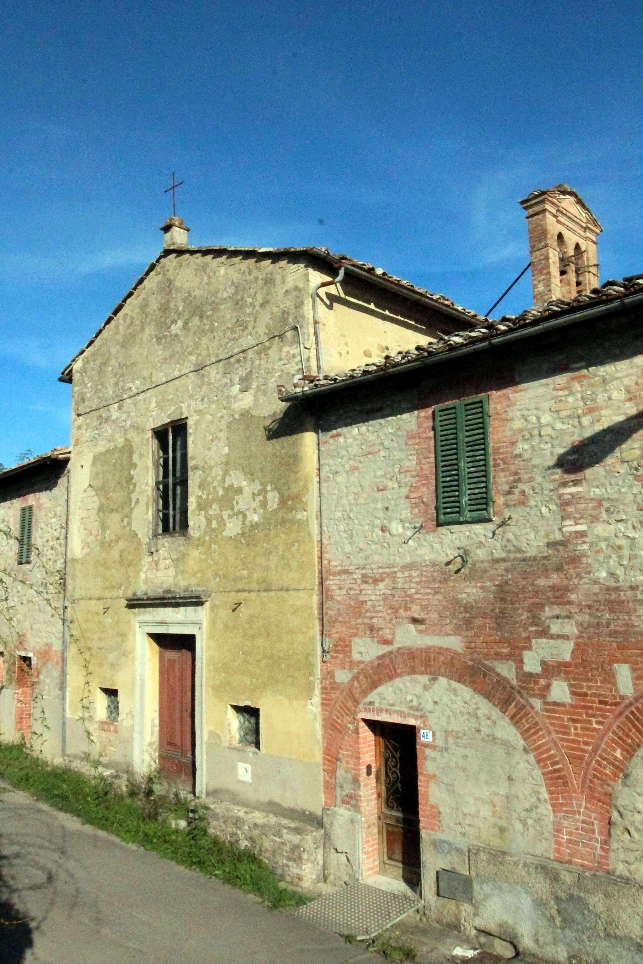 Photo showing: Ex-Church Santa Maria a Bolgione, also Chiesa della Natività di Maria, 15th Century, Bolgione, hamlet of Siena, Province of Siena, Tuscany, Italy