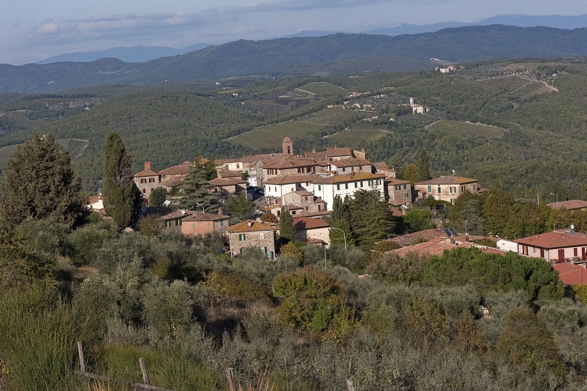Photo showing: panorama di Vagliagli (Castelnuovo Berardenga)