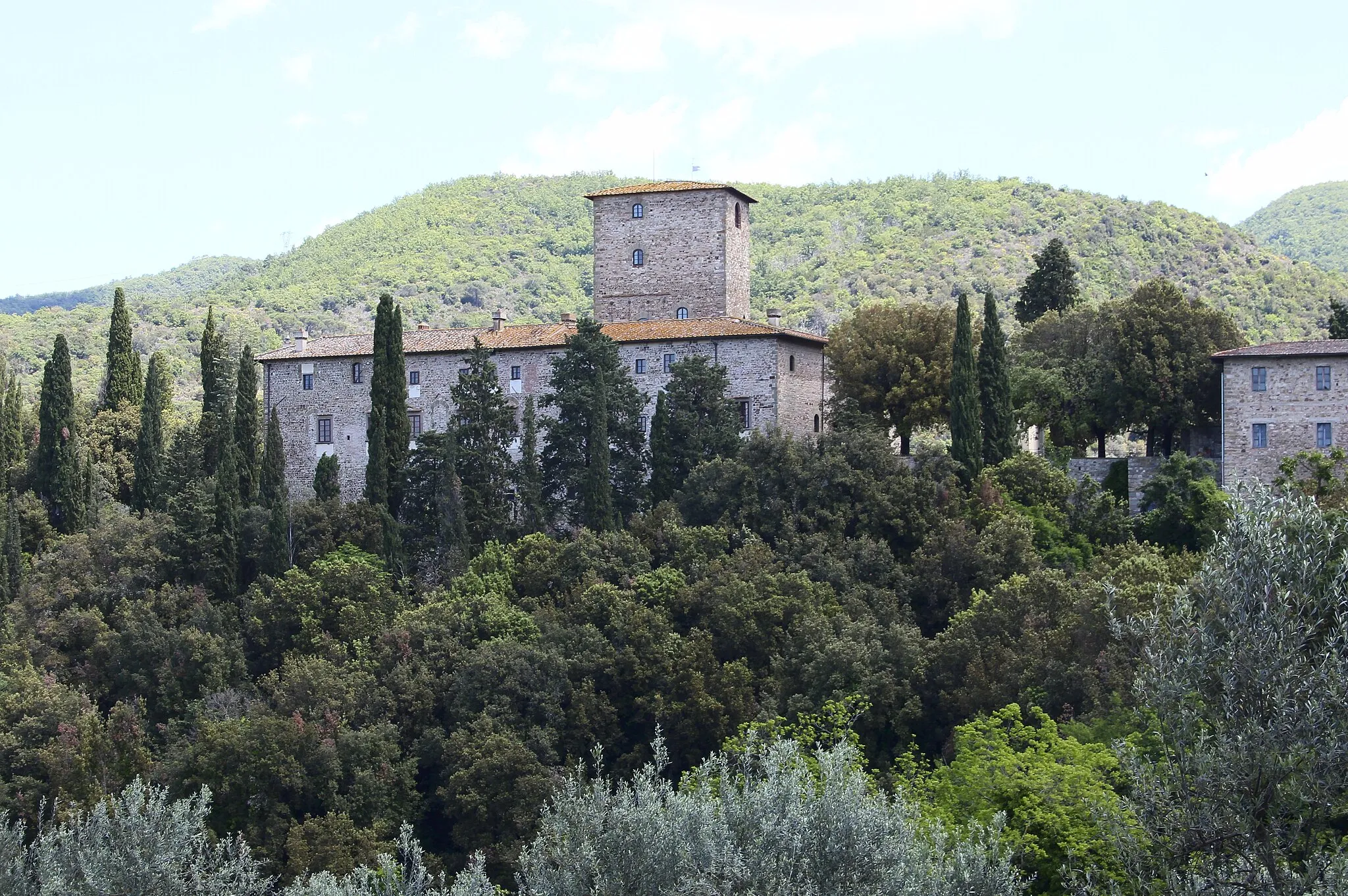 Photo showing: Castle Castello di Mungana, Greve in Chianti, Tuscay, Italy