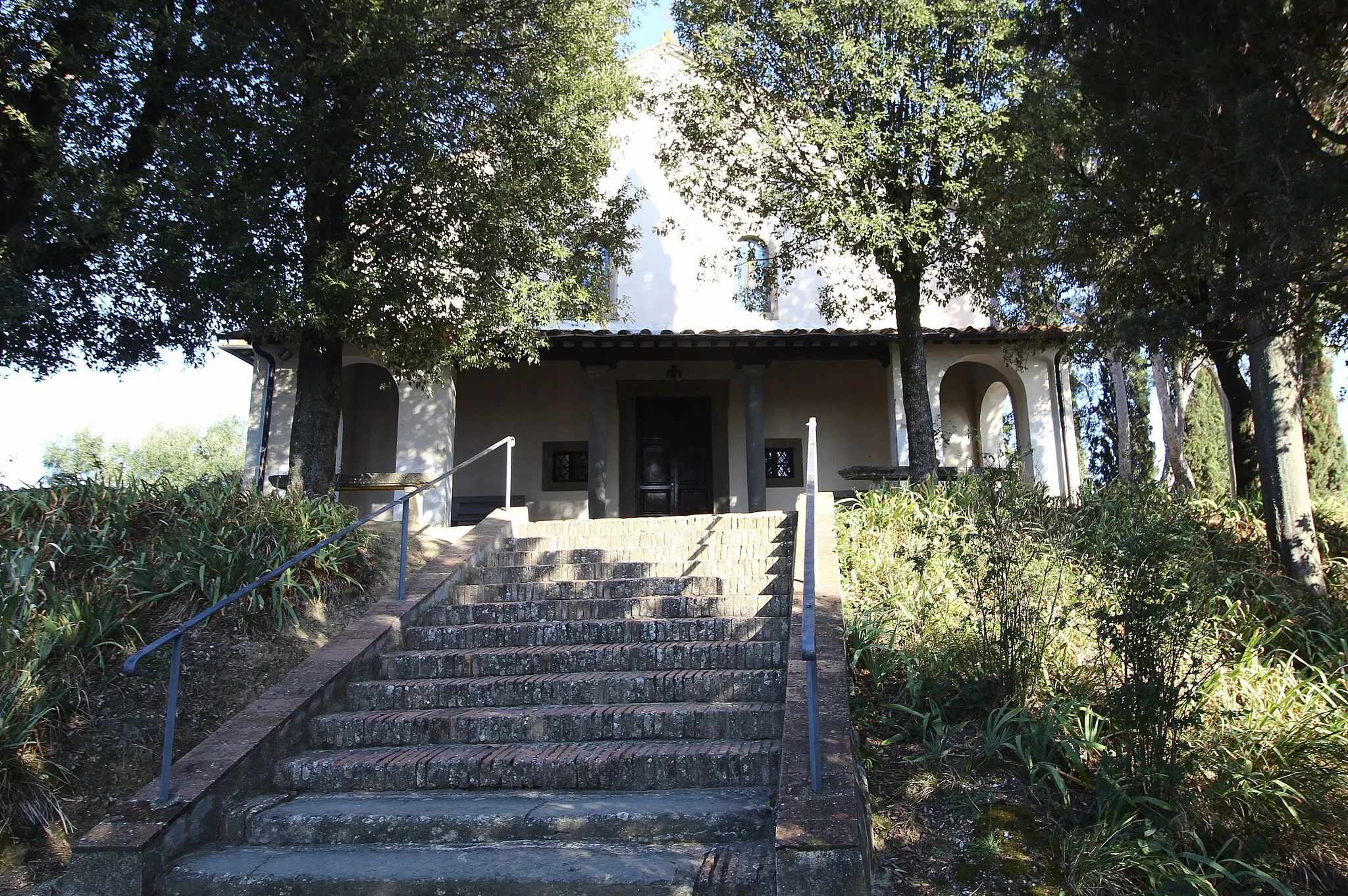 Photo showing: Church Santa Maria a Petroio, Petroio, hamlet of Vinci, Metropolitan City of Florence, Tuscany, Italy