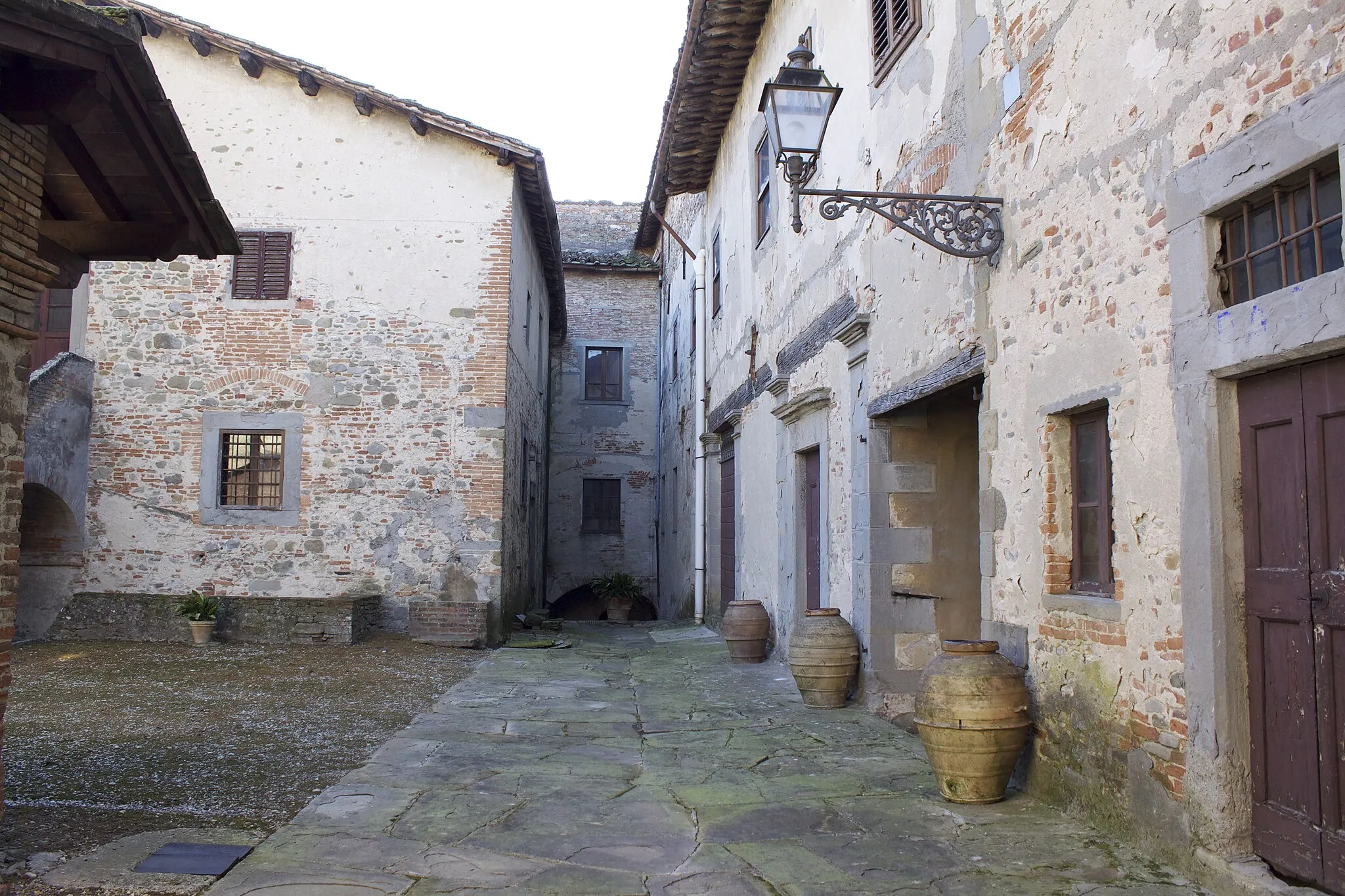 Photo showing: Cortile interno della Fortezza di Sansepolcro