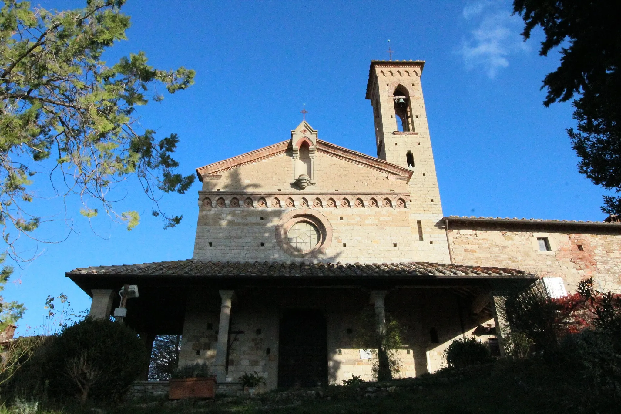 Photo showing: Church San Miniato a Sicelle, Territory of Castellina in Chianti, Province of Siena, Tuscany, Italy