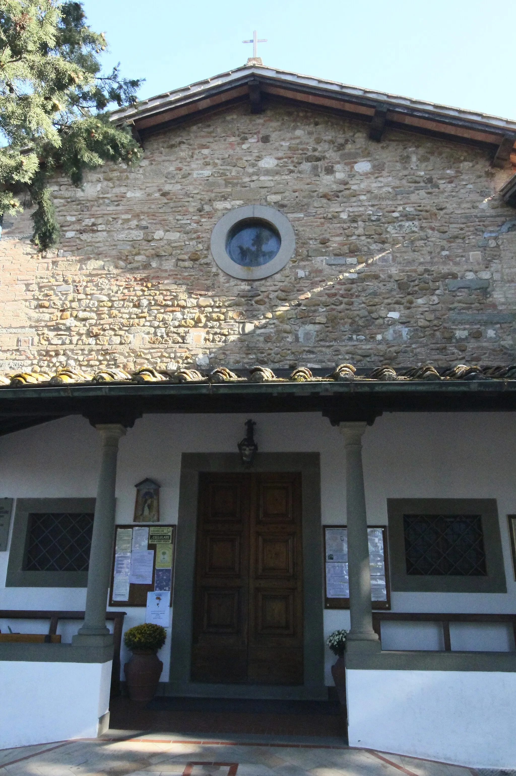 Photo showing: church San Donato, San Donato a Livizzano, hamlet of Montespertoli, Tuscany, Italy