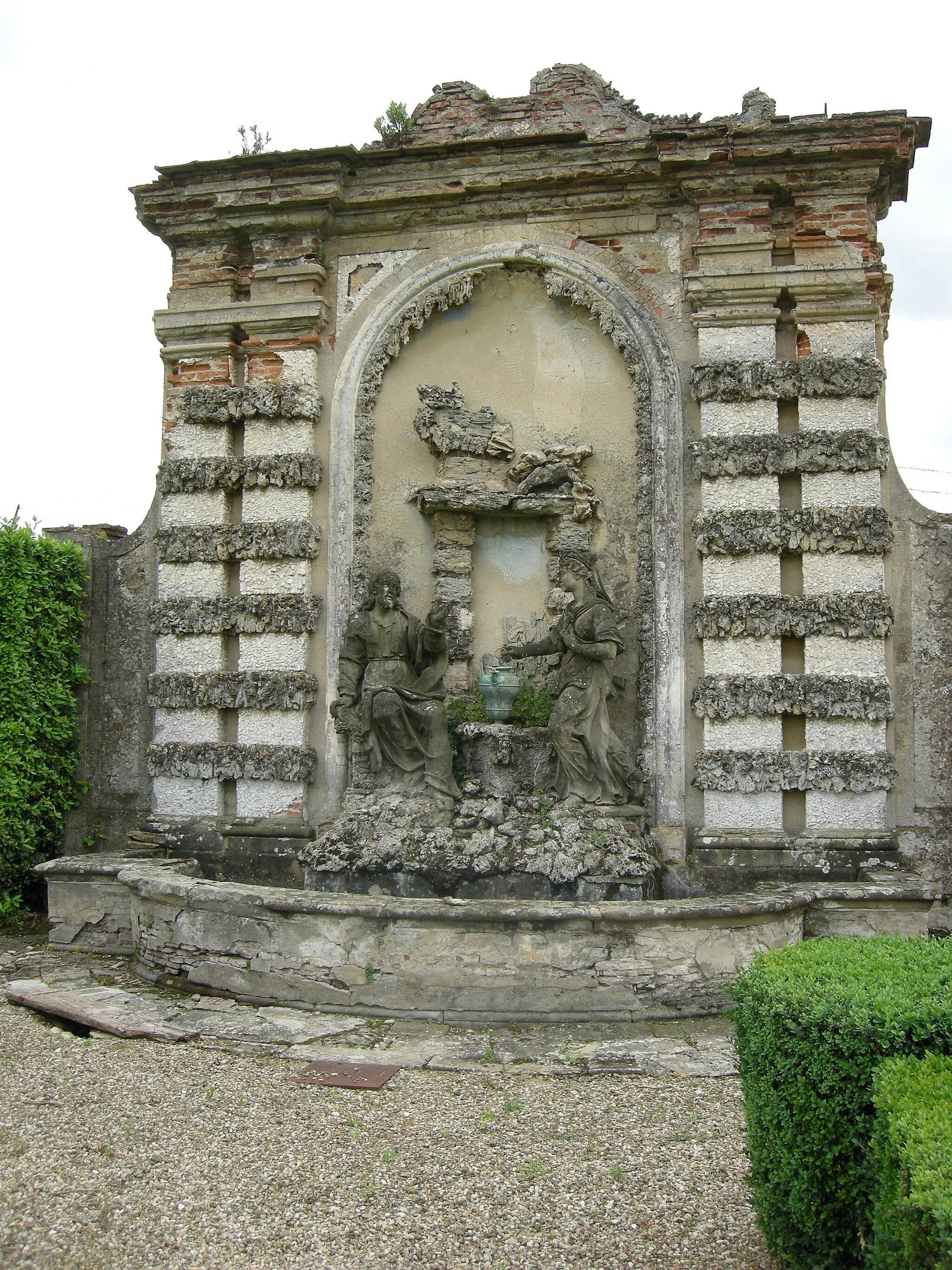 Photo showing: Wall — Gardens of Villa La Quiete - Florence.