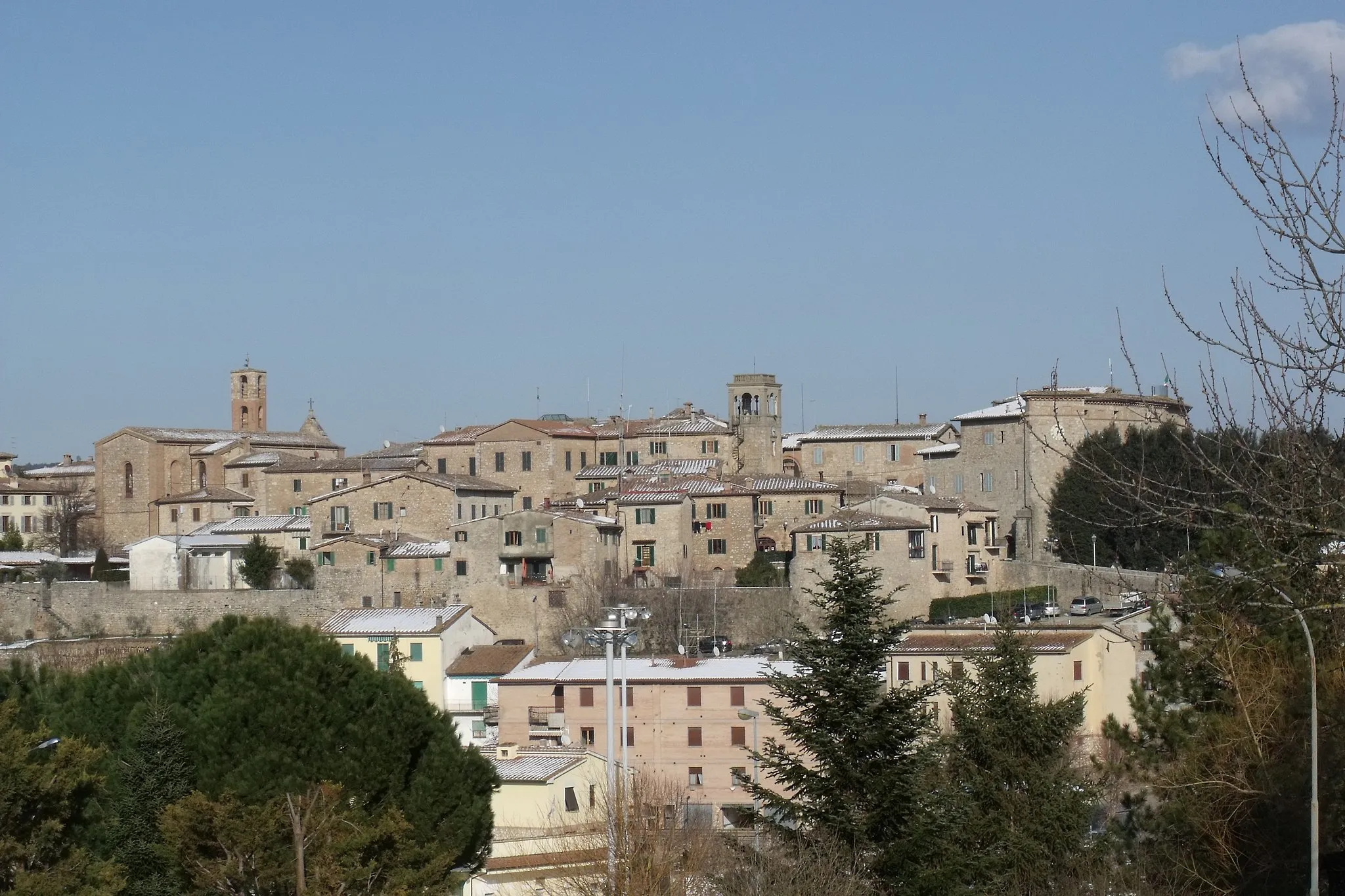 Photo showing: Panorama of Sovicille, Province of Siena, Tuscany, Italy