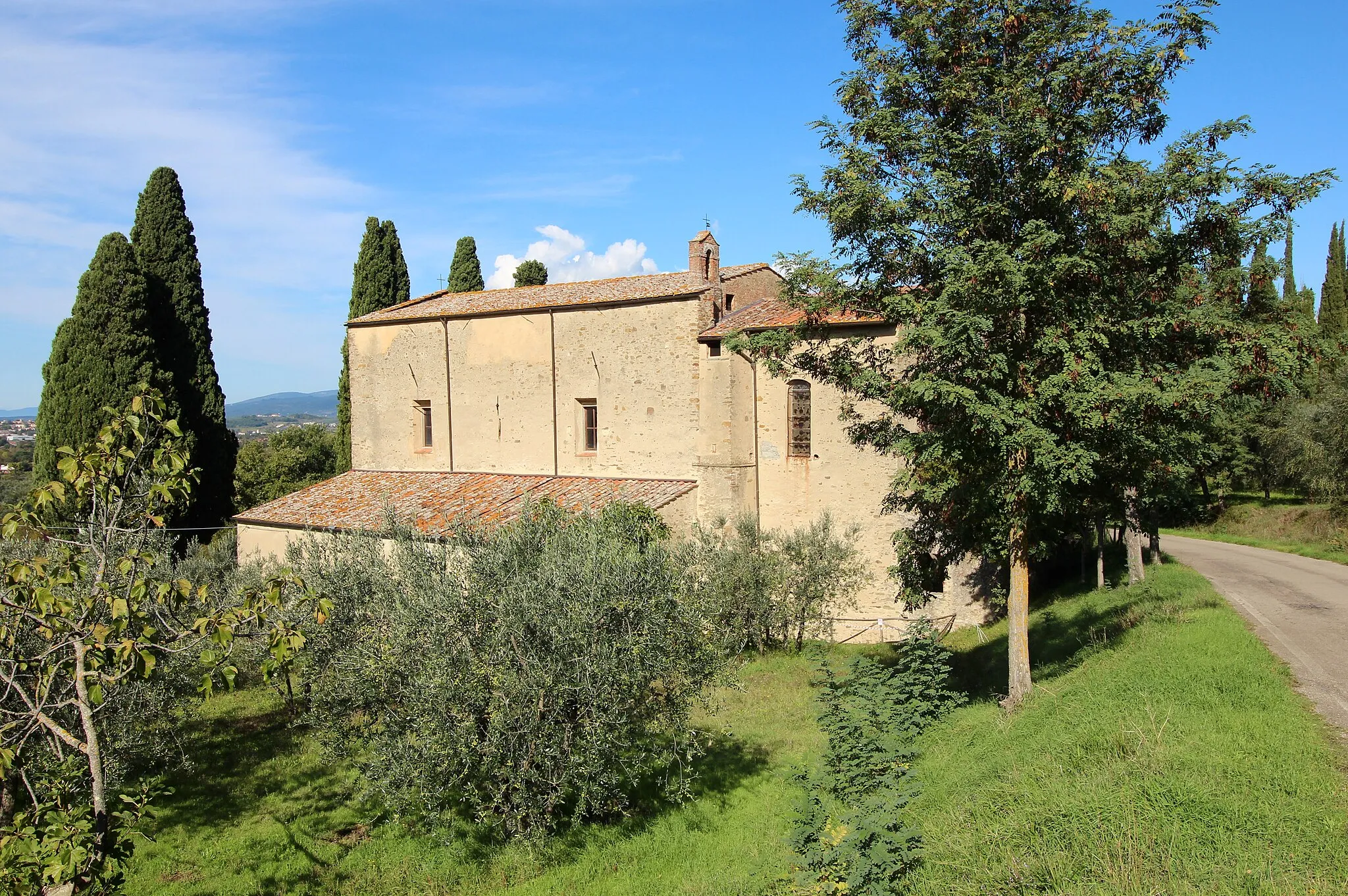 Photo showing: church/sanctuary Santuario della Madonna del Giuncheto, San Polo, hamlet of Arezzo, Province of Arezzo, Tuscany, Italy