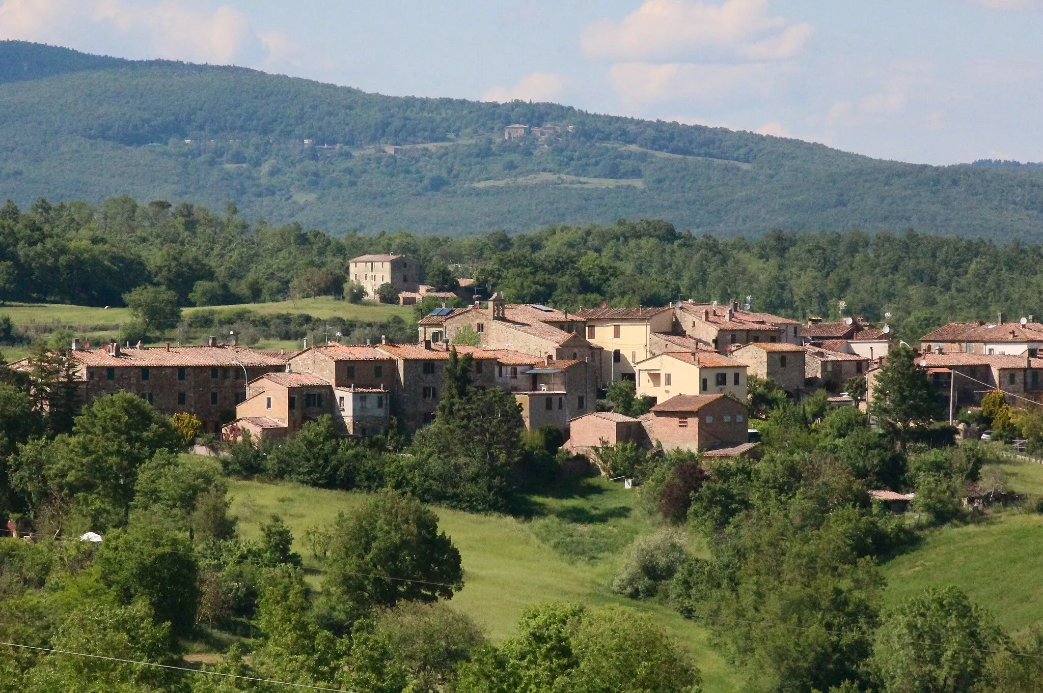 Photo showing: Frassini, hamlet of Chiusdino, Province of Siena, Tuscany, Italy