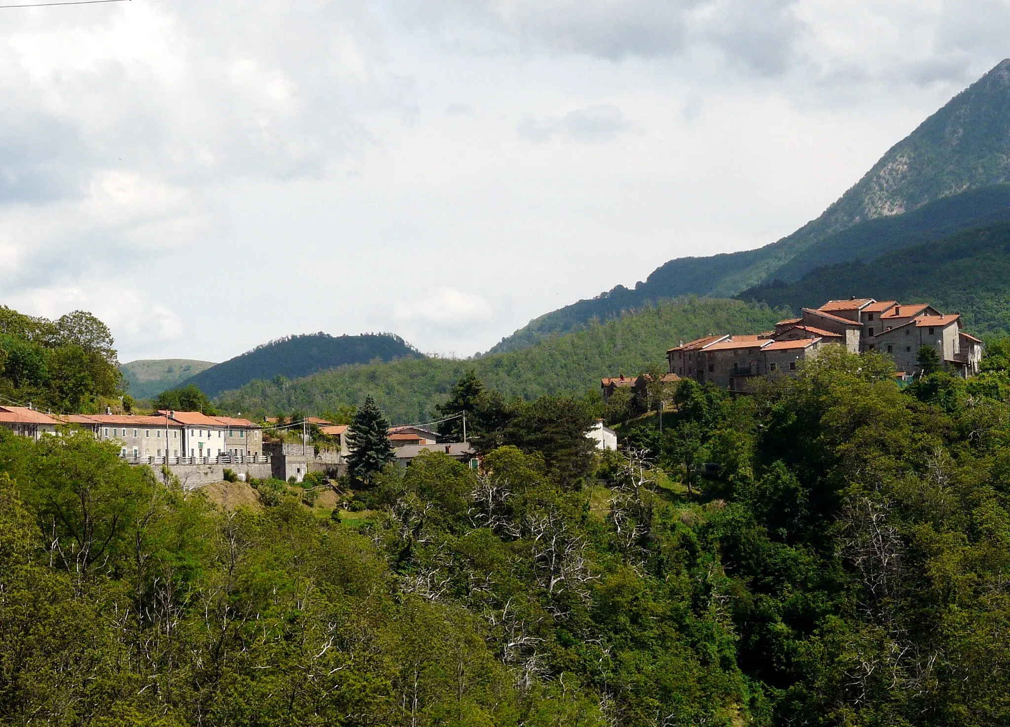 Photo showing: Panorama di Ugliancaldo (Casola in Lunigiana), Toscana, Italia