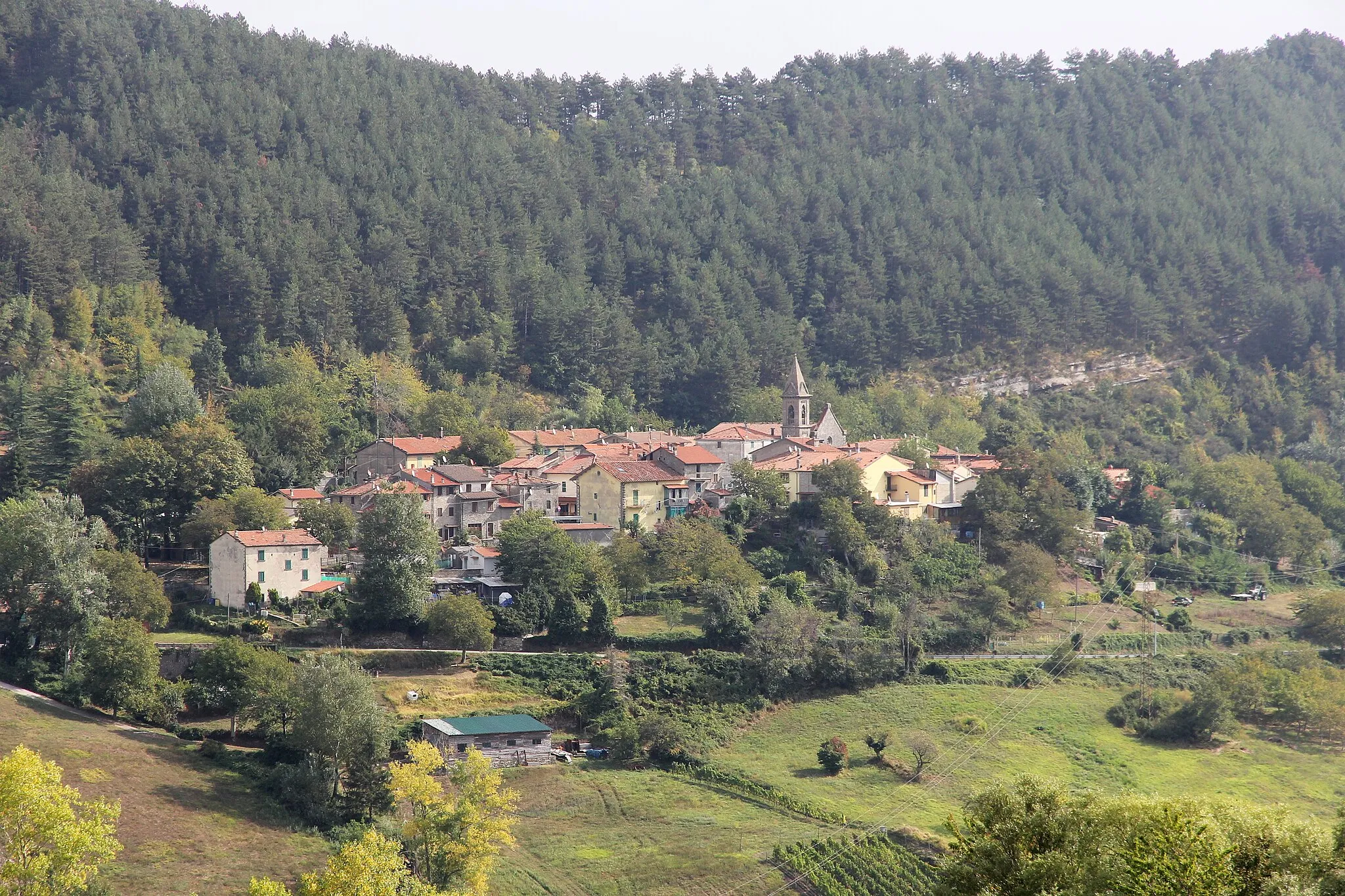 Photo showing: Borgo San Lorenzo, frazione Casaglia, panorama