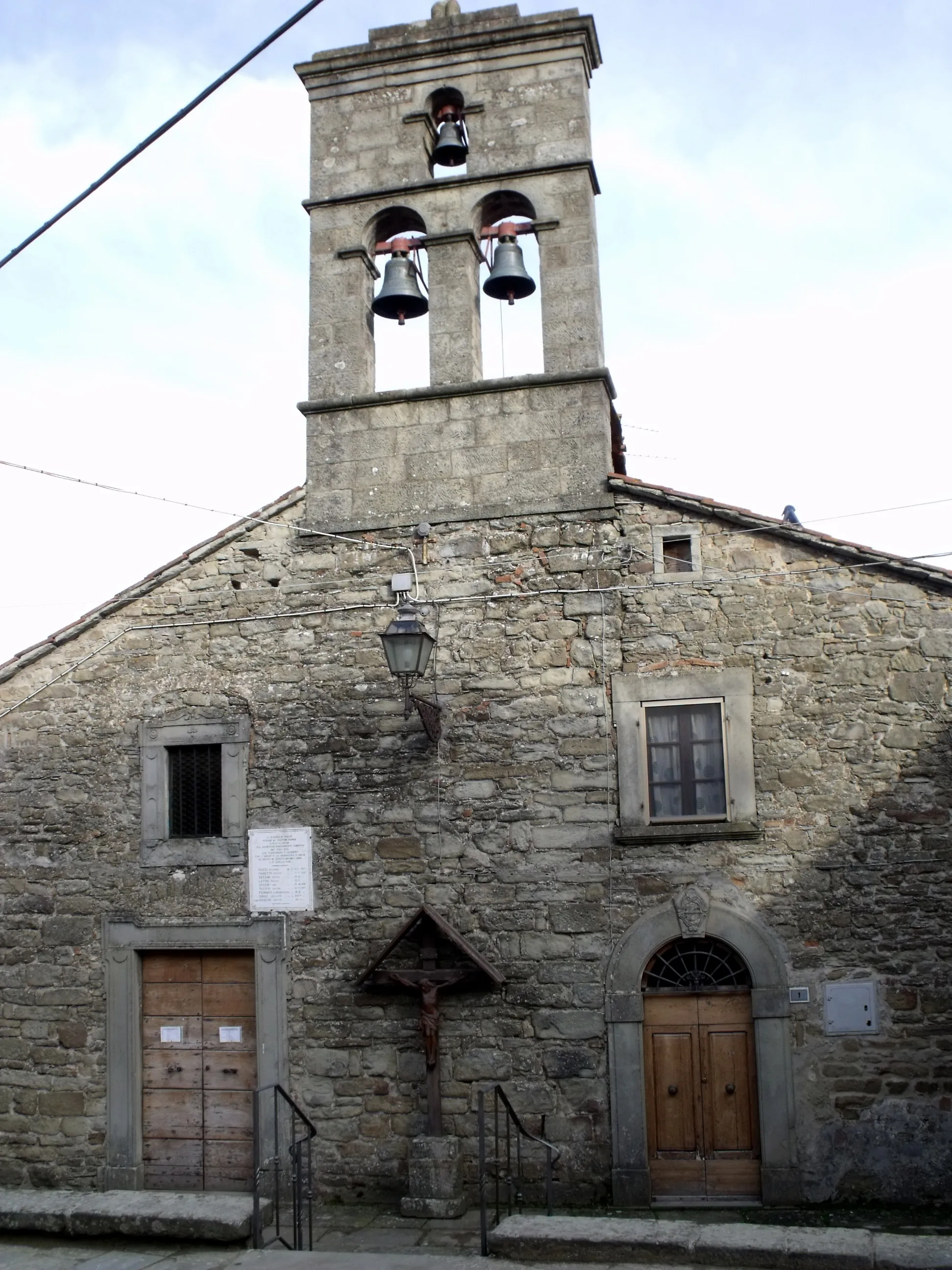 Photo showing: Pieve di Pontenano, hamlet of Talla, Province of Arezzo, Tuscany, Italy