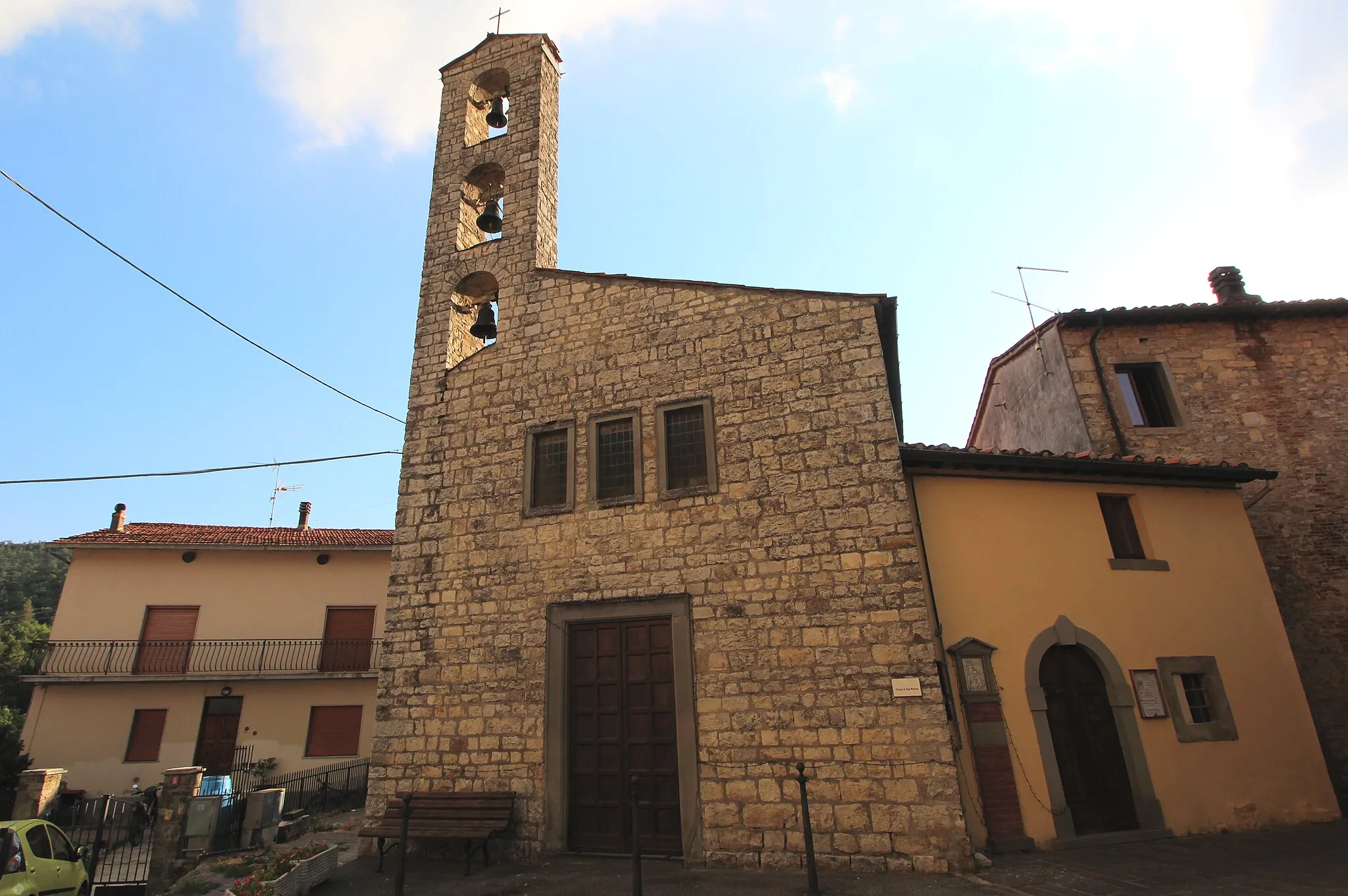 Photo showing: Church Santi Matteo e Bartolomeo, Terrossola, hamlet of Bibbiena, Province of Arezzo, Tuscany, Italy