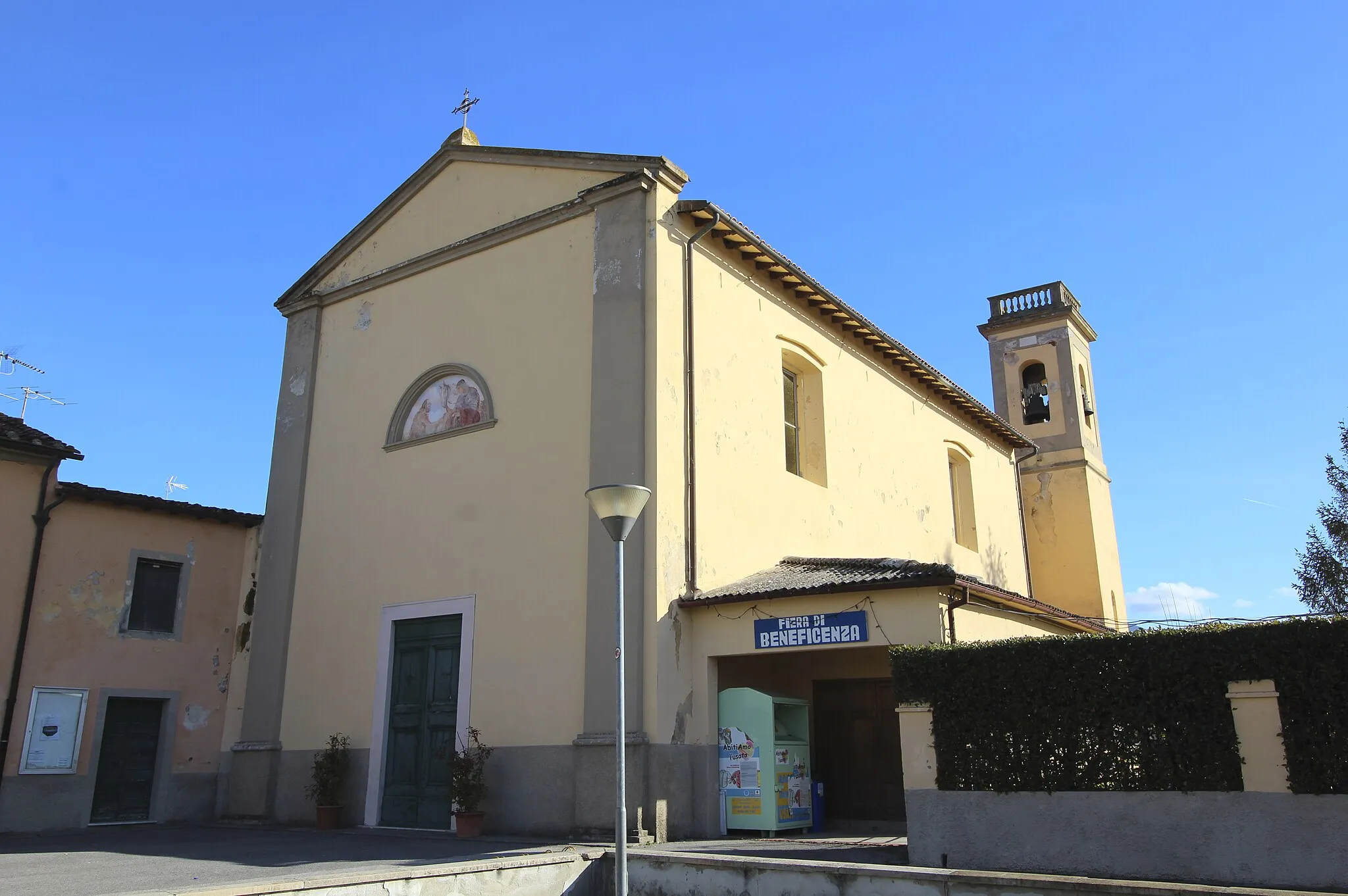 Photo showing: Church San Martino, San Martino a Ulmiano, hamlet of San Giuliano Terme, Province of Pisa, Tuscany, Italy