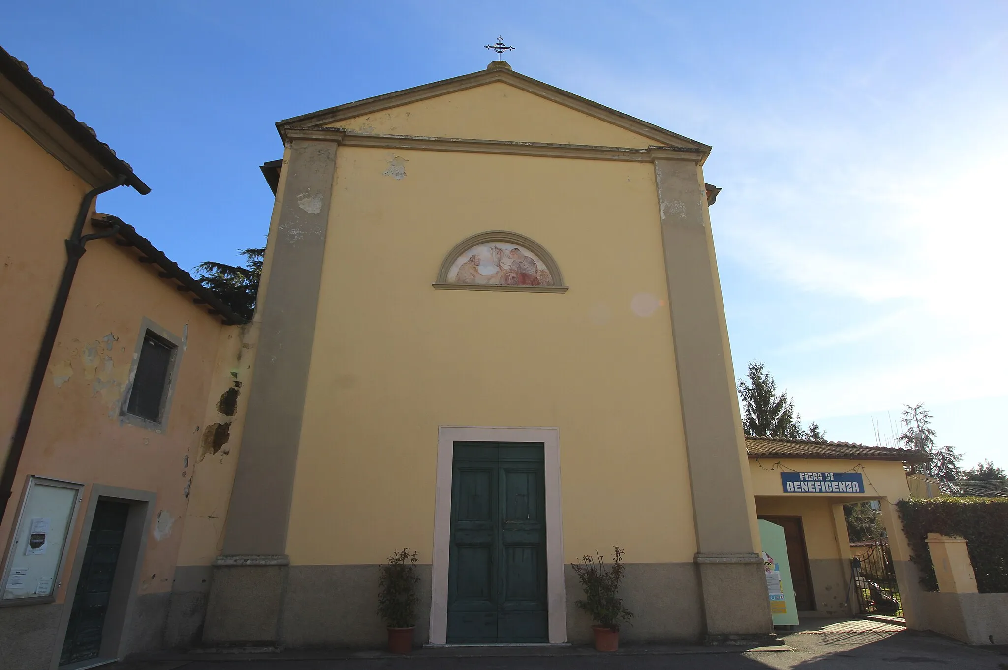 Photo showing: Church San Martino, San Martino a Ulmiano, hamlet of San Giuliano Terme, Province of Pisa, Tuscany, Italy