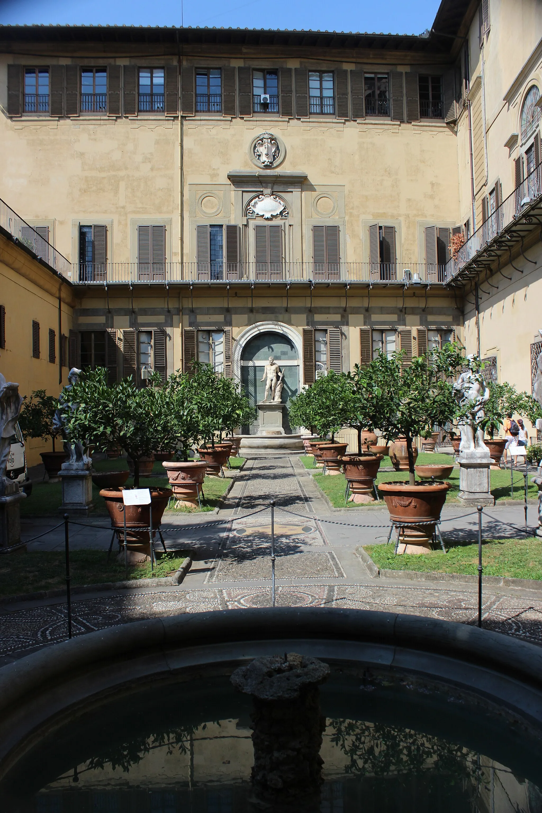 Photo showing: Jardín del palacio Medici-Riccardi.