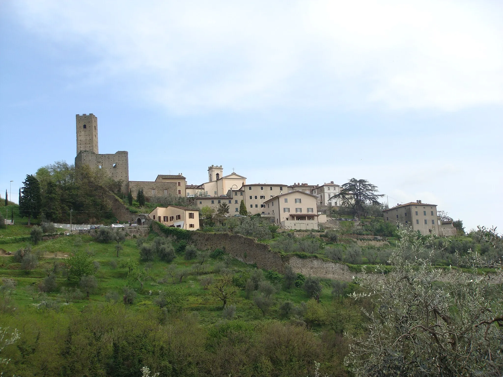 Photo showing: Veduta di Larciano Castello (Provincia di Pistoia, Italia)