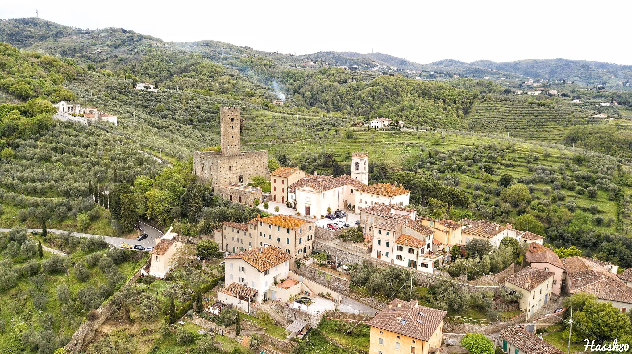 Photo showing: Larciano Castello panoramica