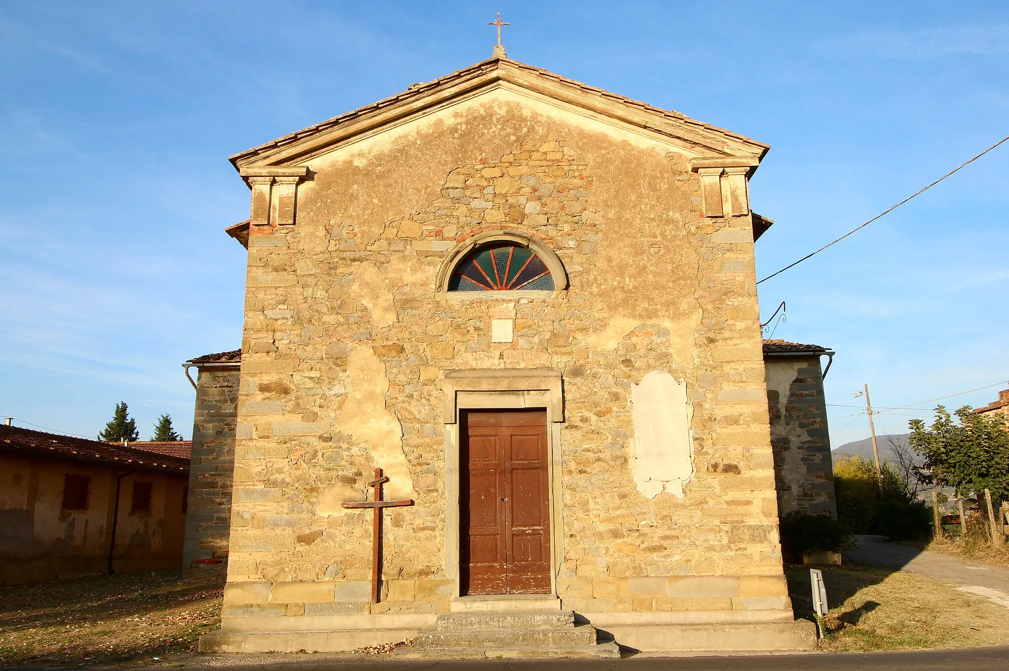 Photo showing: Church Santa Caterina in Burcinella, Fratta-Santa Caterina, hamlet of Cortona, Province of Arezzo, Tuscany, Italy