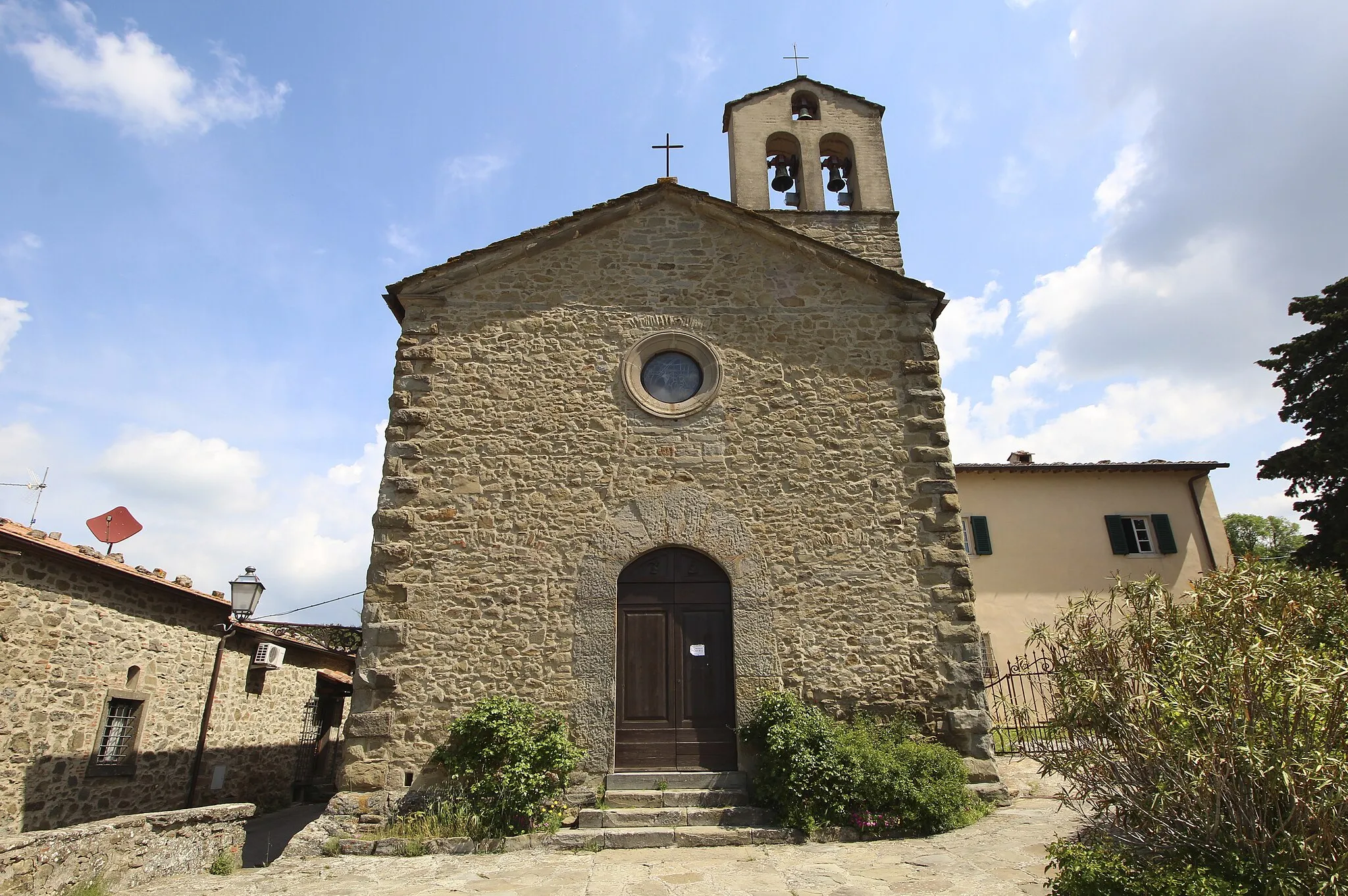 Photo showing: Church San Carlo, Torreone, hamlet of Cortona, Province of Arezzo, Tuscany, Italy