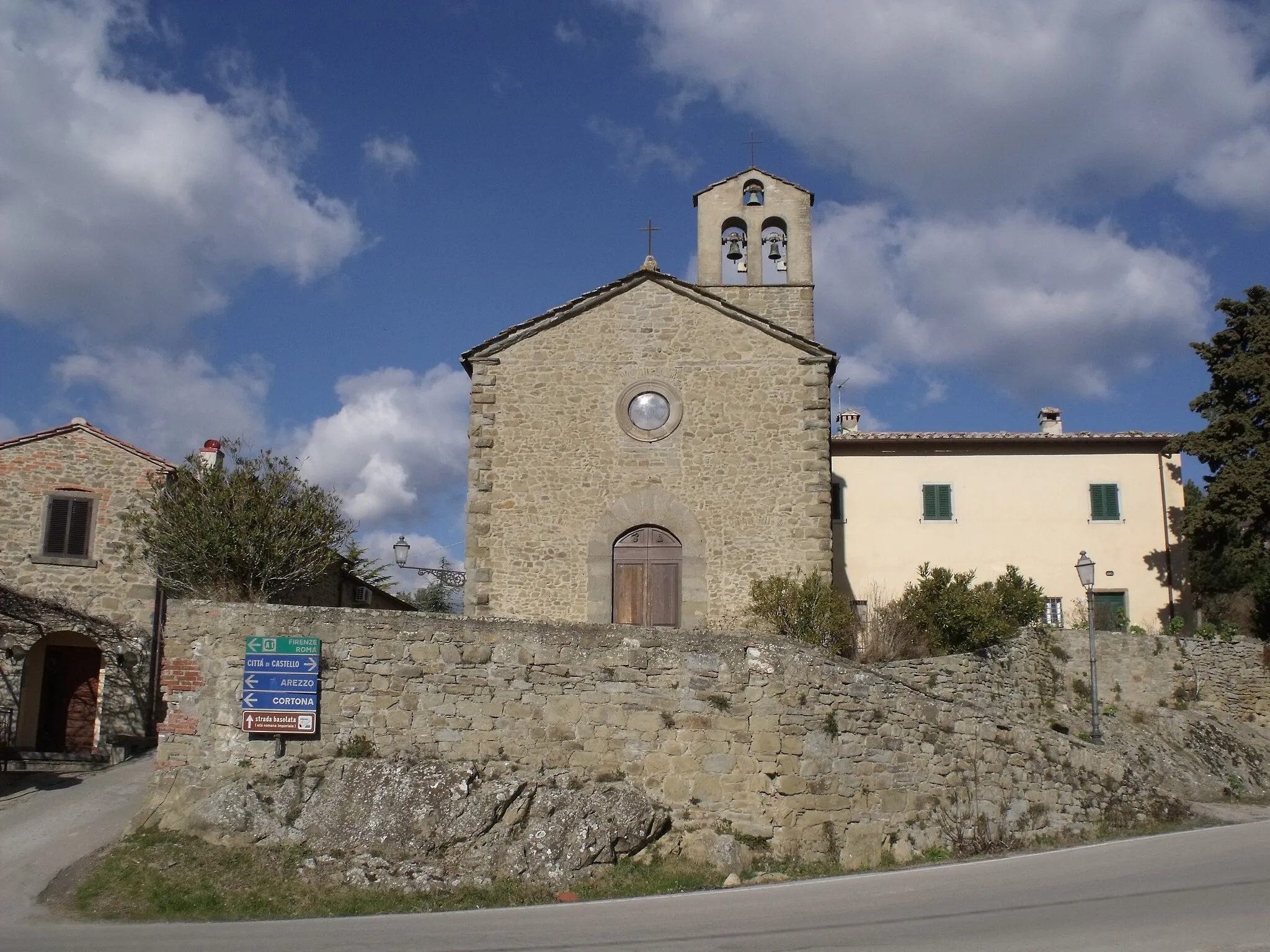 Photo showing: Chiesa di San Carlo in Torreone, hamlet of Cortona, Province of Arezzo, Valdichiana, Tuscany, Italy