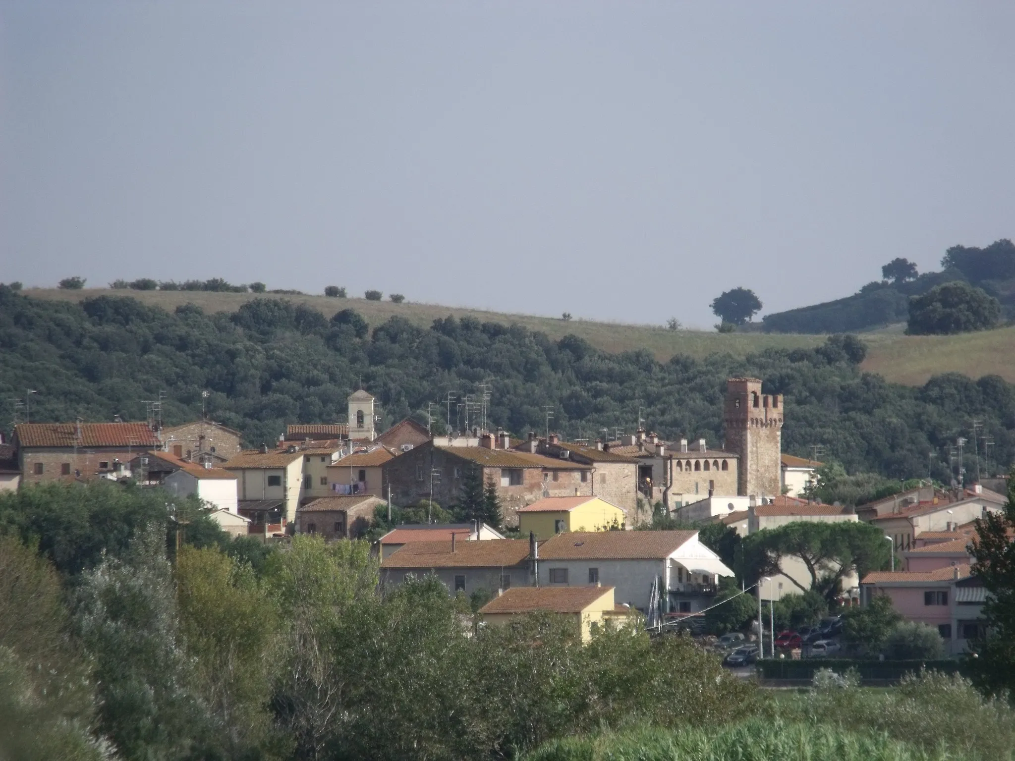 Photo showing: Panorama of Istia d’Ombrone, hamlet of Grosseto, Province of Grosseto, Tuscany, Italy