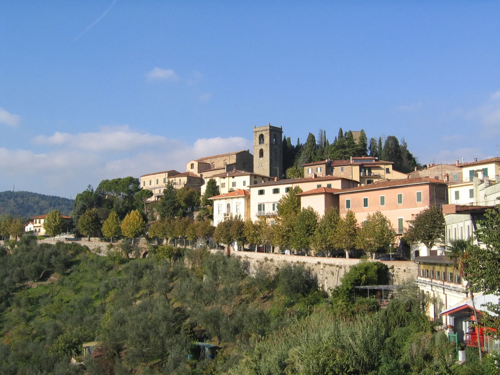 Photo showing: Montecatini Terme, Montecatini Alto, Panorama