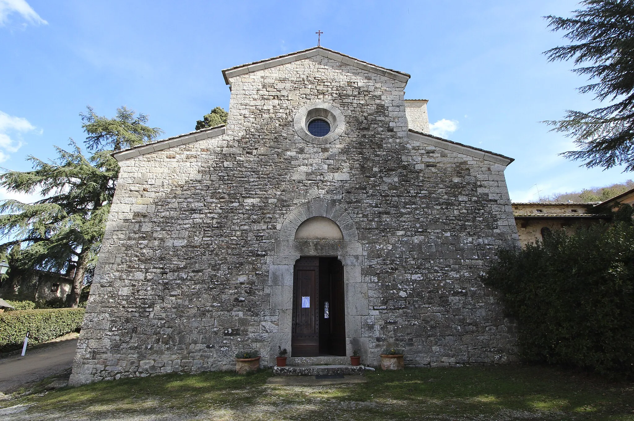 Photo showing: Church San Giusto in Salcio, territory of Gaiole in Chianti, Province of Siena, Tuscany, Italy