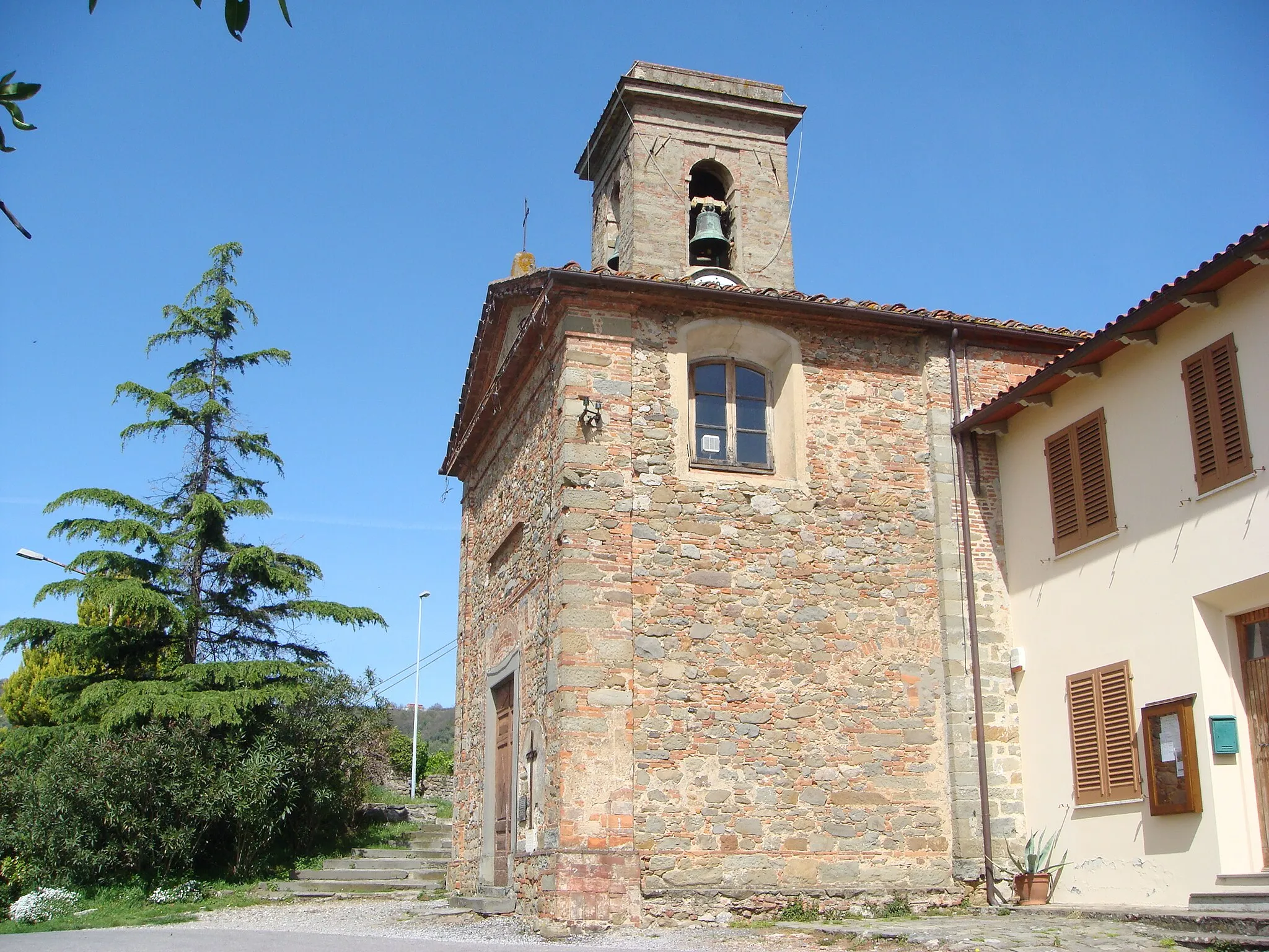 Photo showing: La chiesa di Cecina di Larciano (Provincia di Pistoia, Italia)