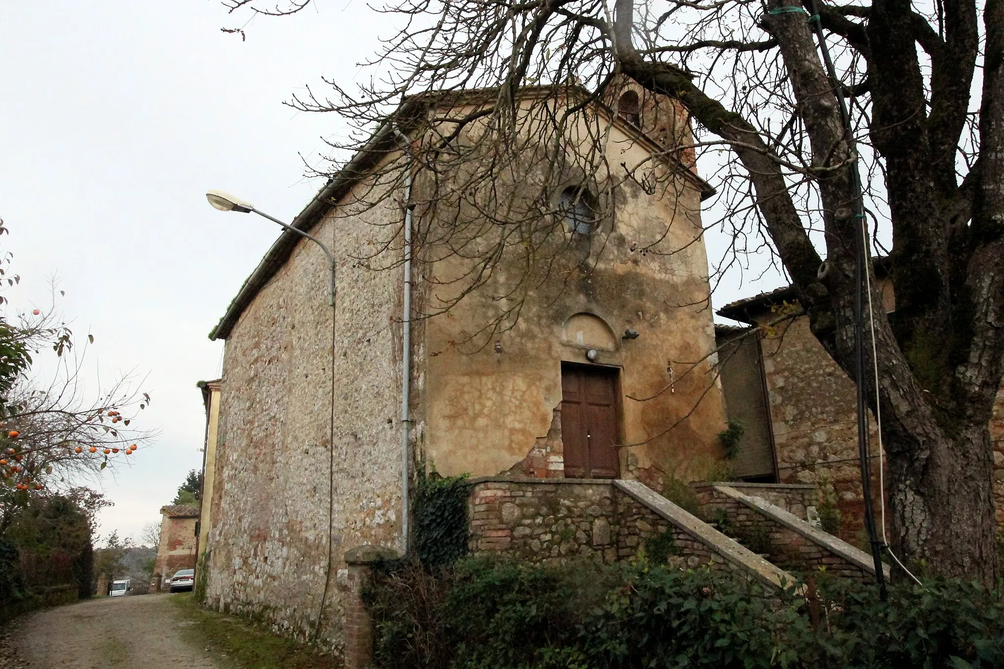 Photo showing: Church Sant’Andrea, Ampugnano, hamlet of Sovicille, Province of Siena, Tuscany, Italy