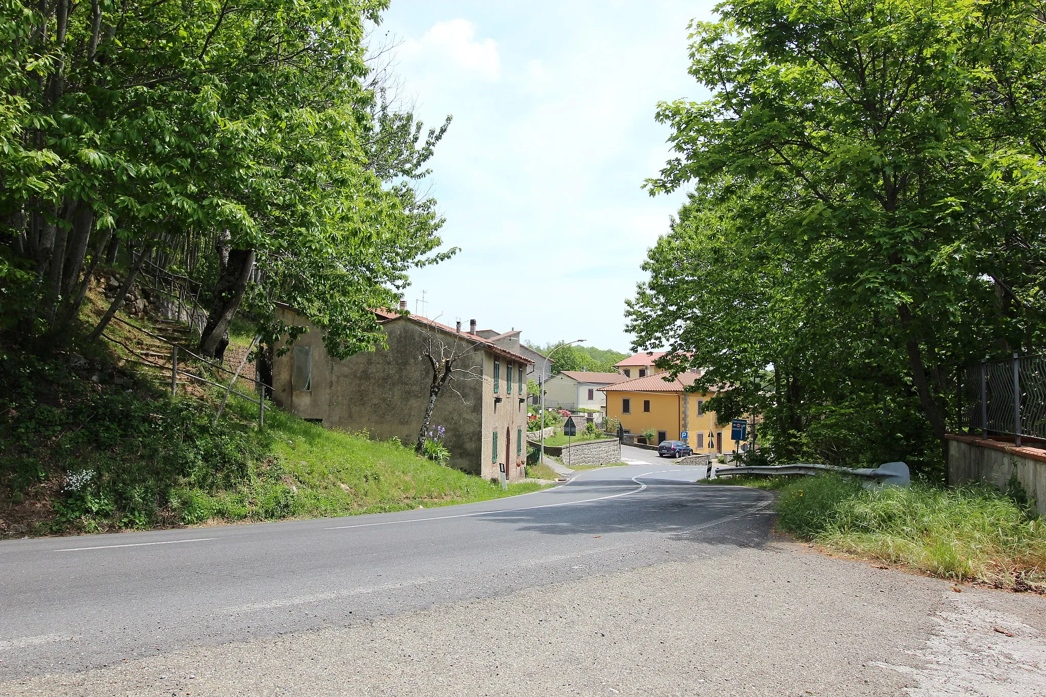 Photo showing: Saragiolo, village in the territory of Piancastagnaio, Province of Siena, Tuscany, Italy