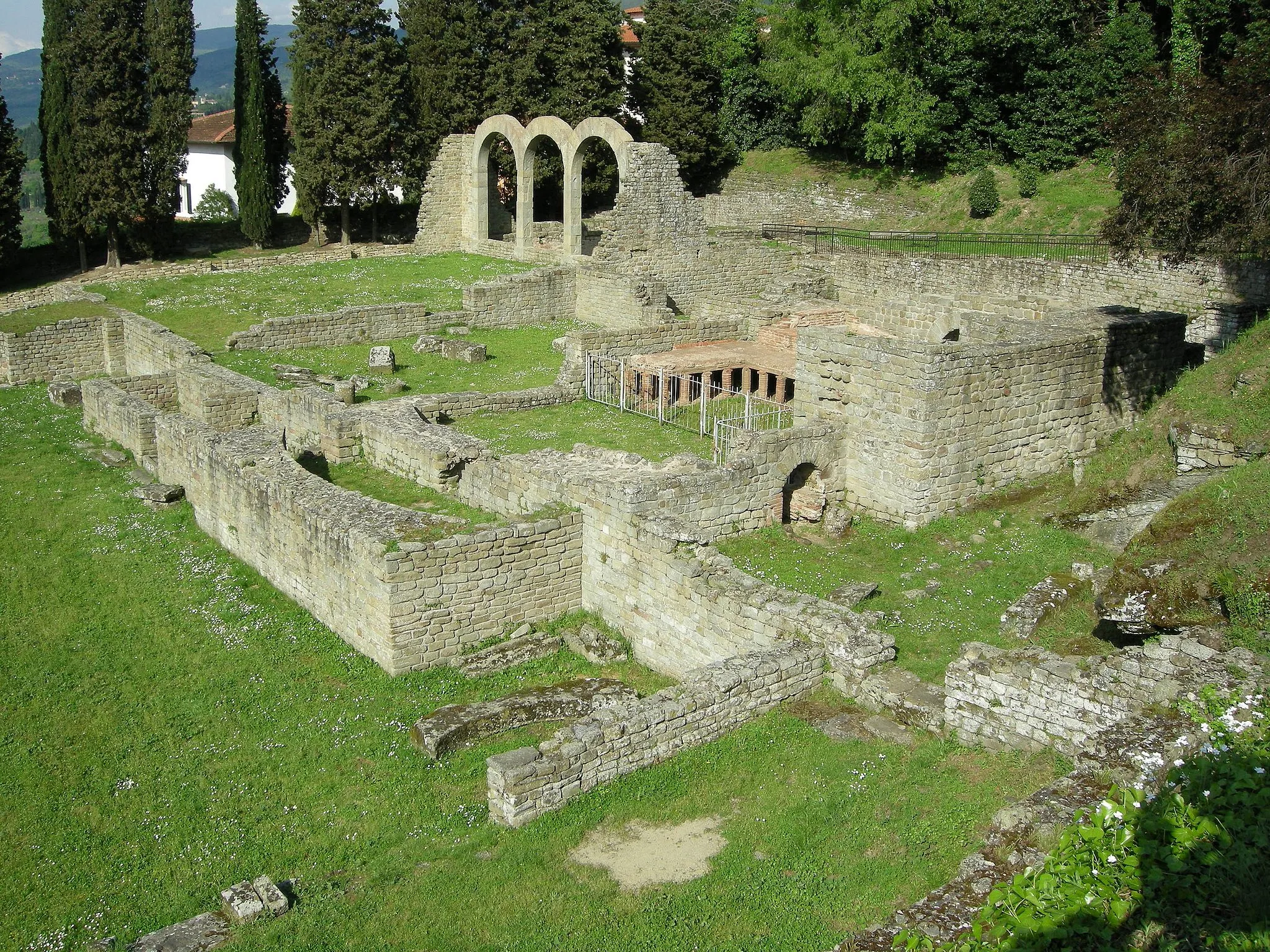 Photo showing: Fiesole, area archeologica, terme