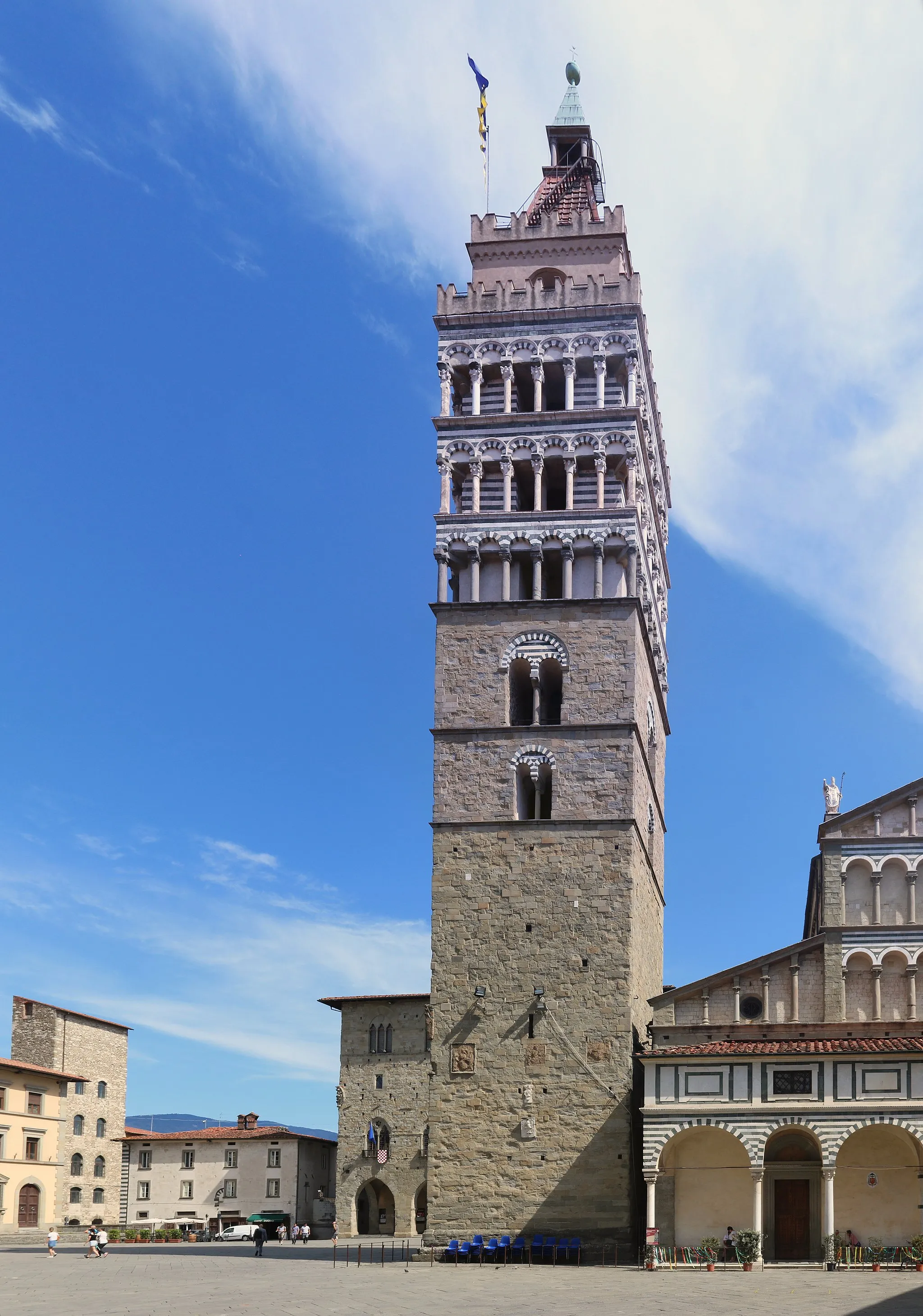 Photo showing: Pistoia Cathedral - Bell Tower