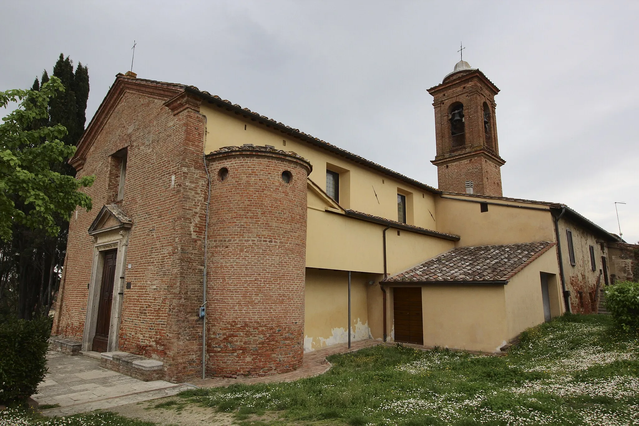 Photo showing: Church Sant'Egidio, Gracciano, hamlet of Montepulciano, Province of Siena, Tuscany, Italy