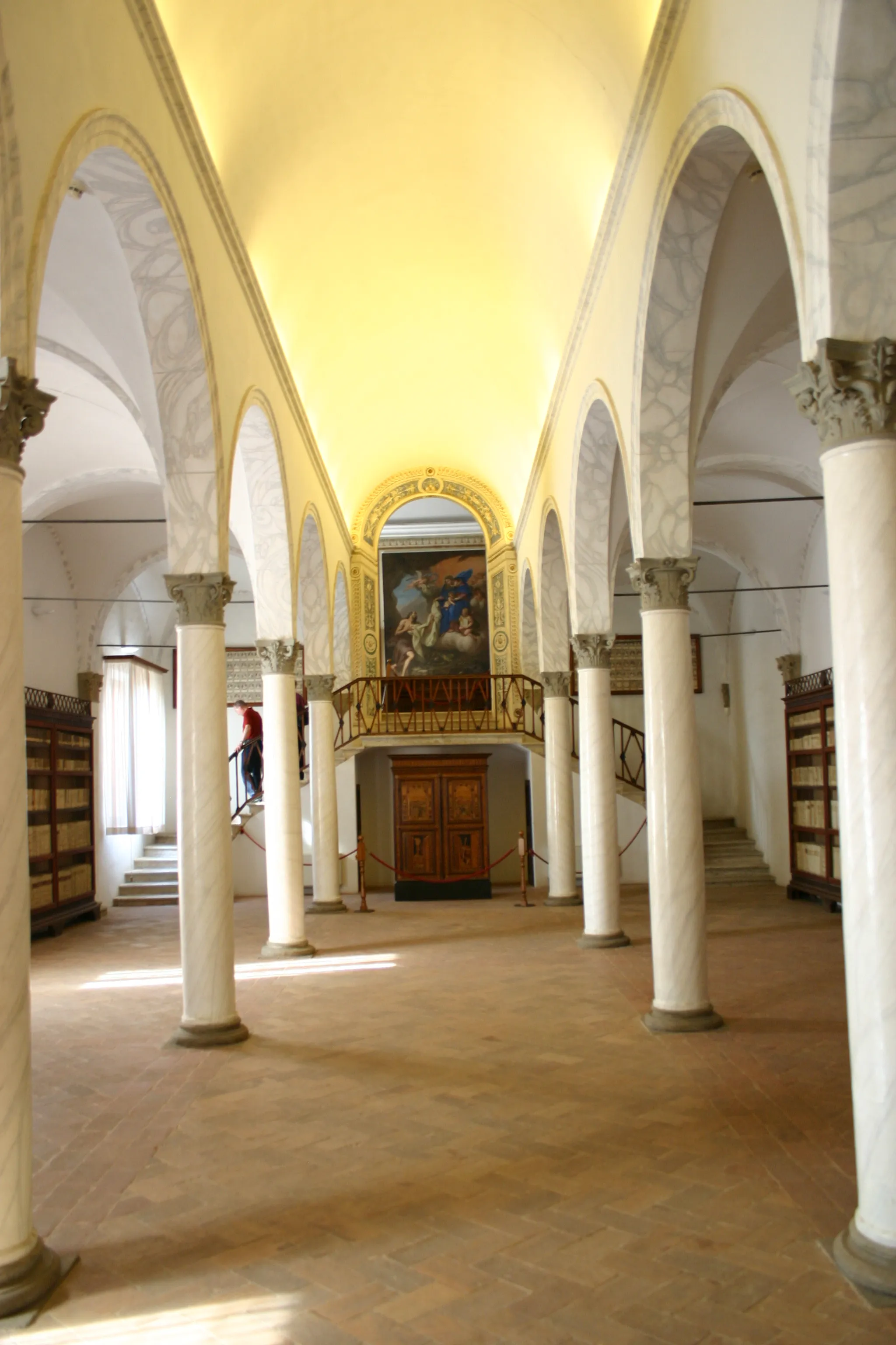 Photo showing: Abbazia territoriale di Monte Oliveto Maggiore - Biblioteca