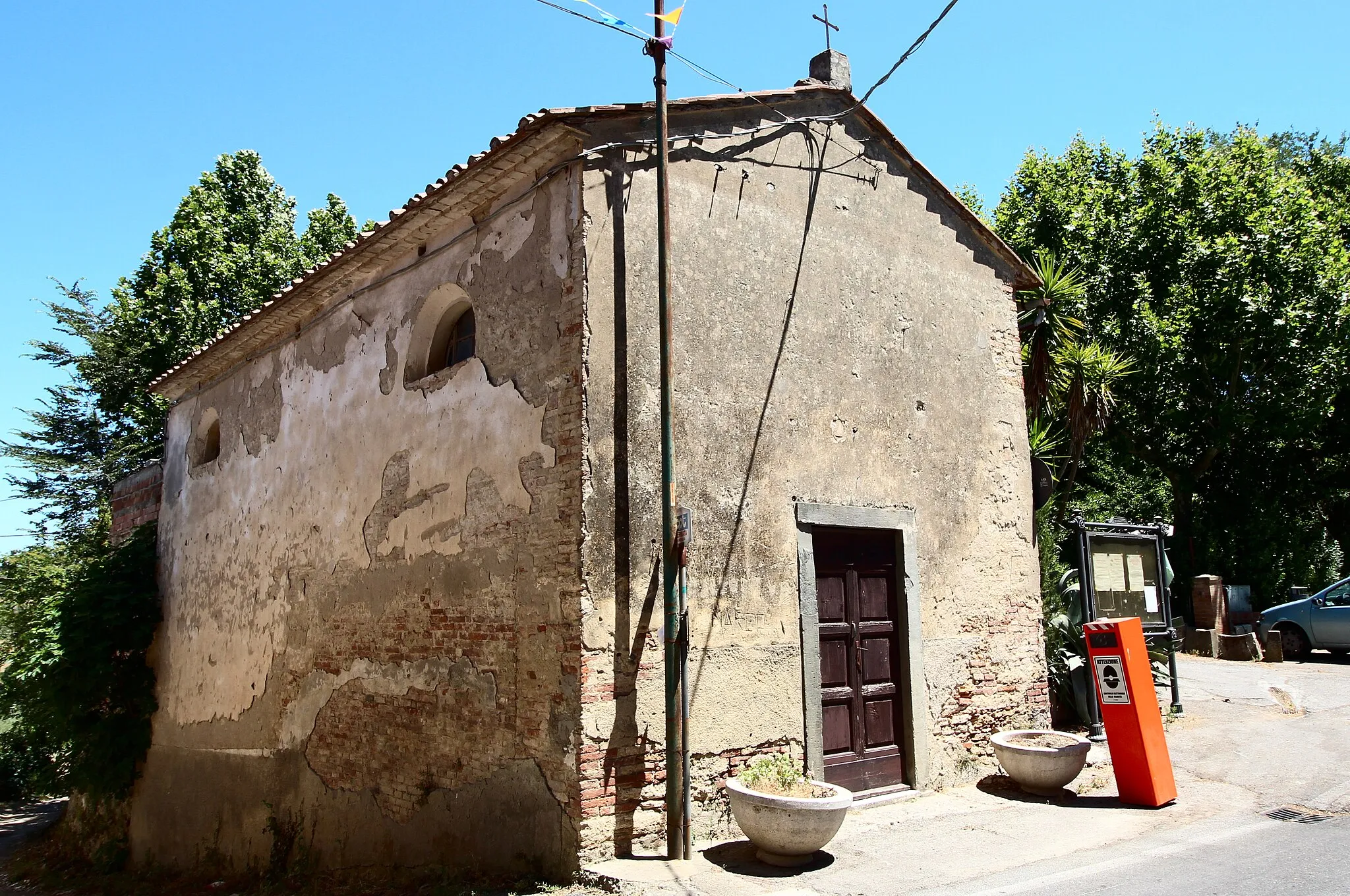 Photo showing: Church San Martino, Soianella, hamlet of Terricciola, Province of Pisa, Tuscany, Italy