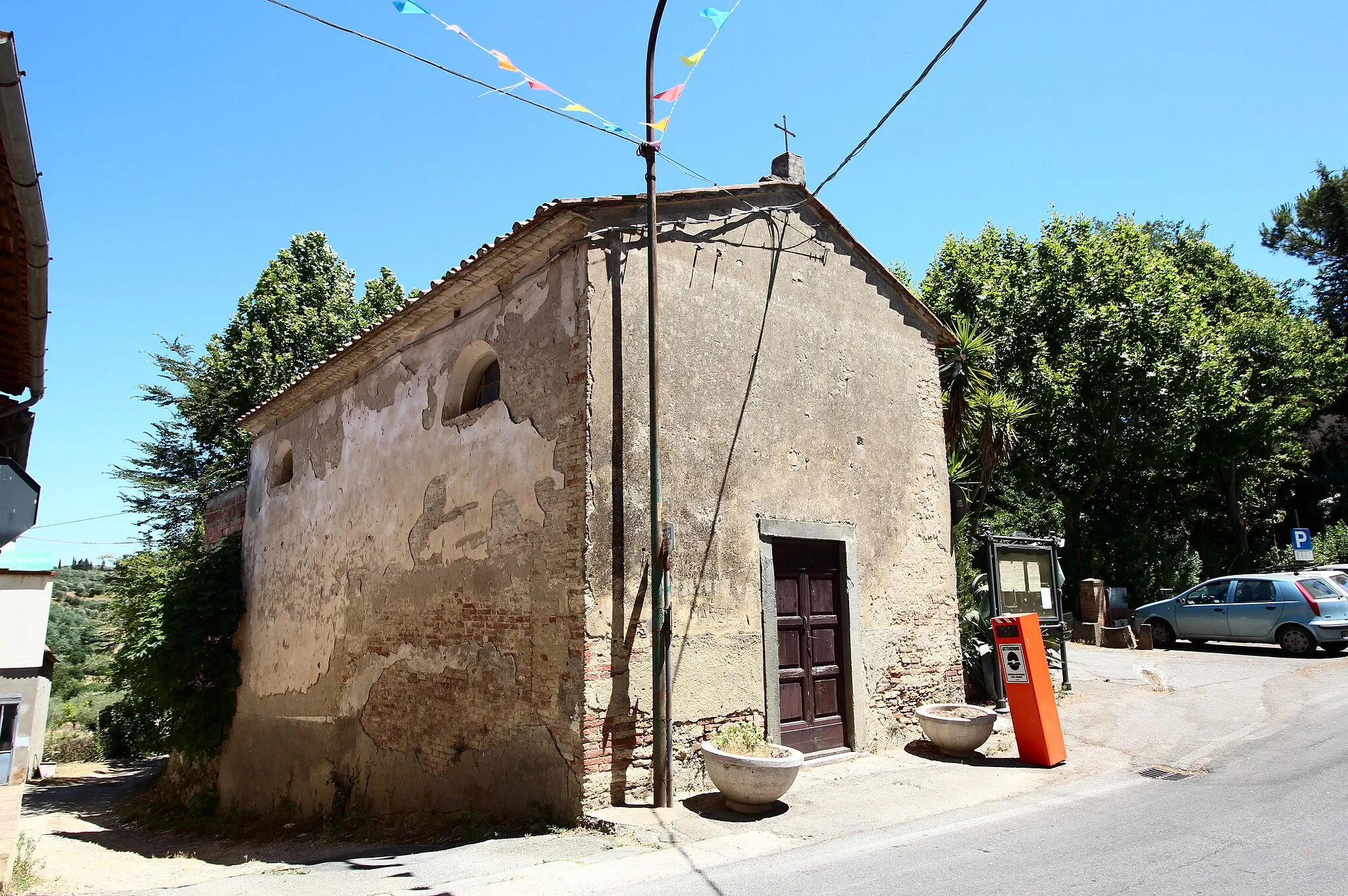 Photo showing: Church San Martino, Soianella, hamlet of Terricciola, Province of Pisa, Tuscany, Italy