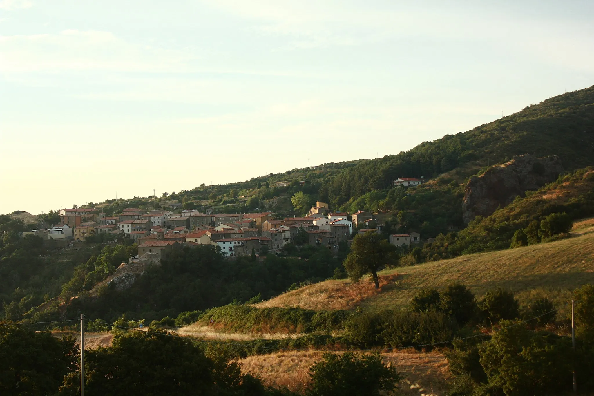 Photo showing: View of Stribugliano, Tuscany