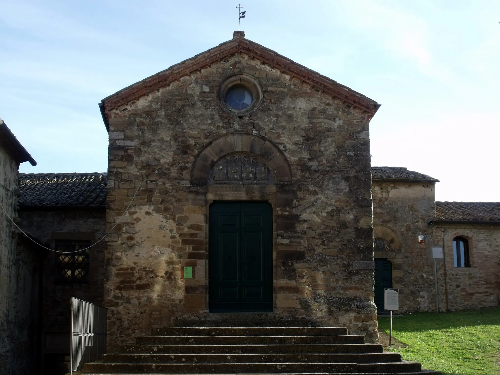 Photo showing: Church of San Donato, Porrona, hamlet of Cinigiano, Province of Grosseto, Tuscany, Italy