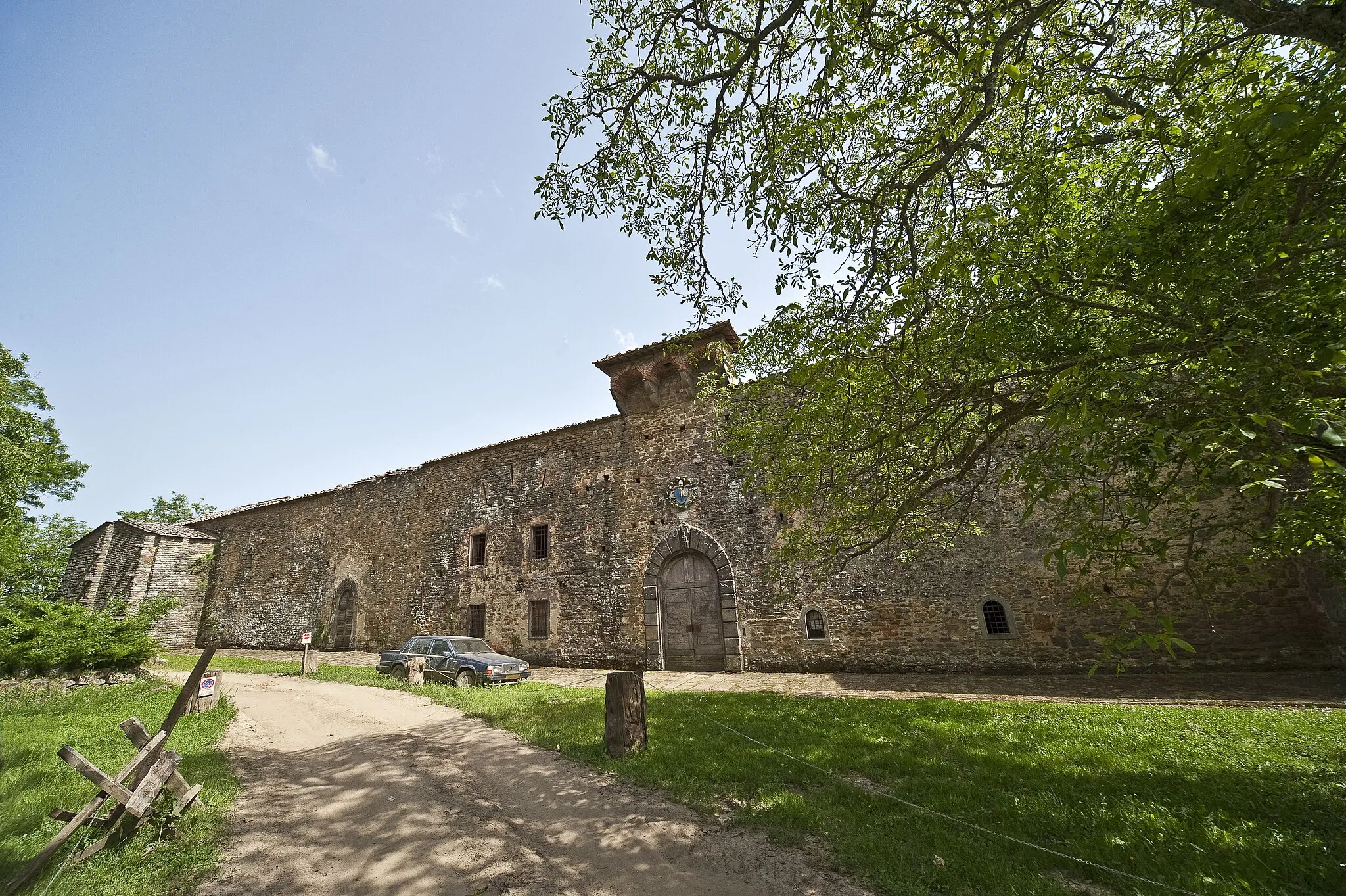 Photo showing: Veduta dell'abbazia di San Cassiano a Montescalari (Figline Valdarno)
