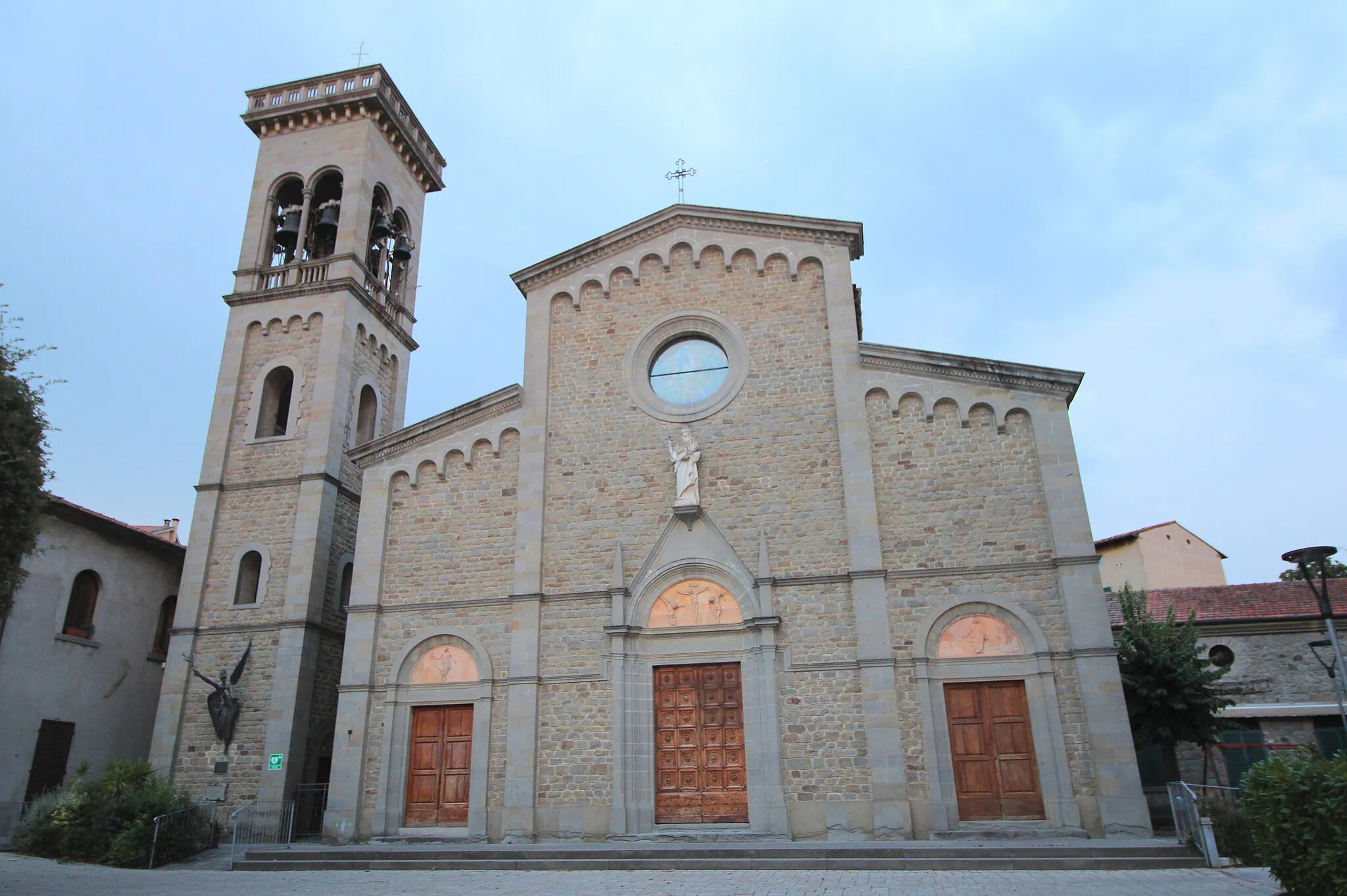 Photo showing: Church Cristo Re, Camucia, hamlet of Cortona, Province of Arezzo, Tuscany, Italy