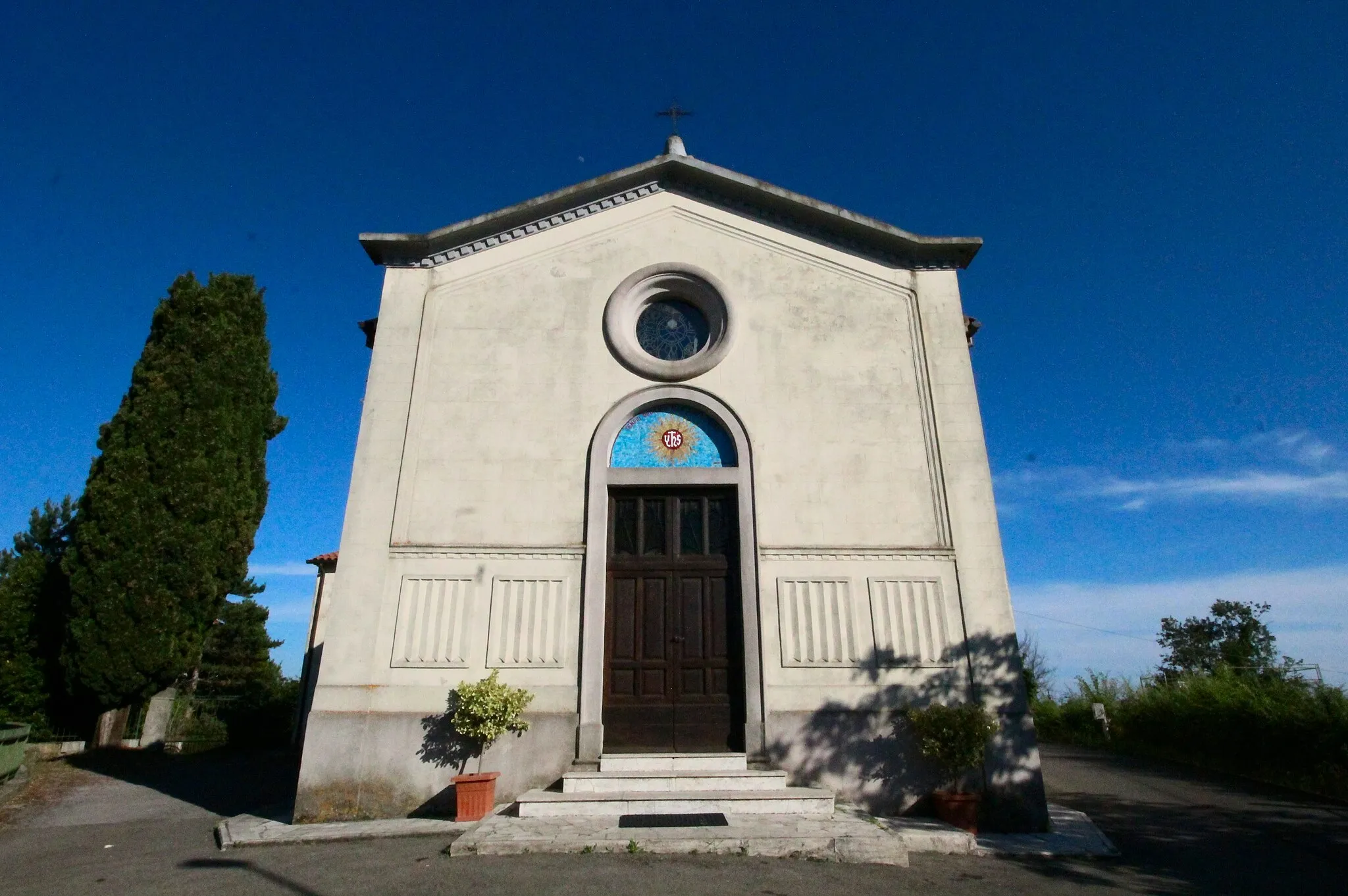 Photo showing: Santa Croce, Church in Poggioferro, hamlet of Scansano, Province of Grosseto, Tuscany, Italy