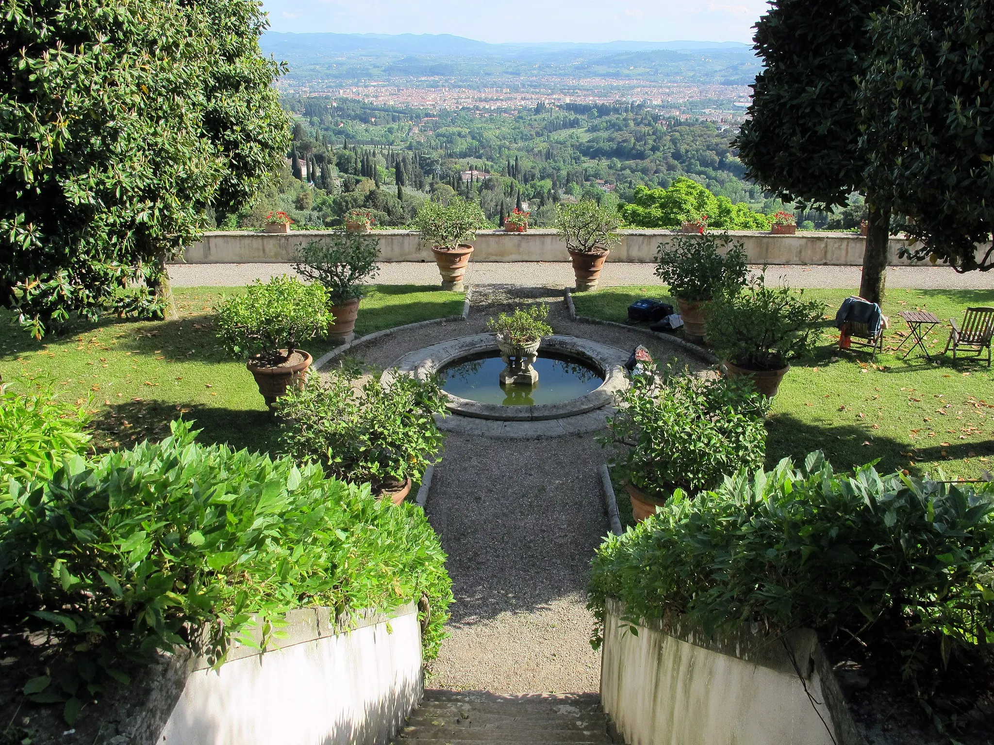 Photo showing: Villa medici di belcanto, terrazza inferiore