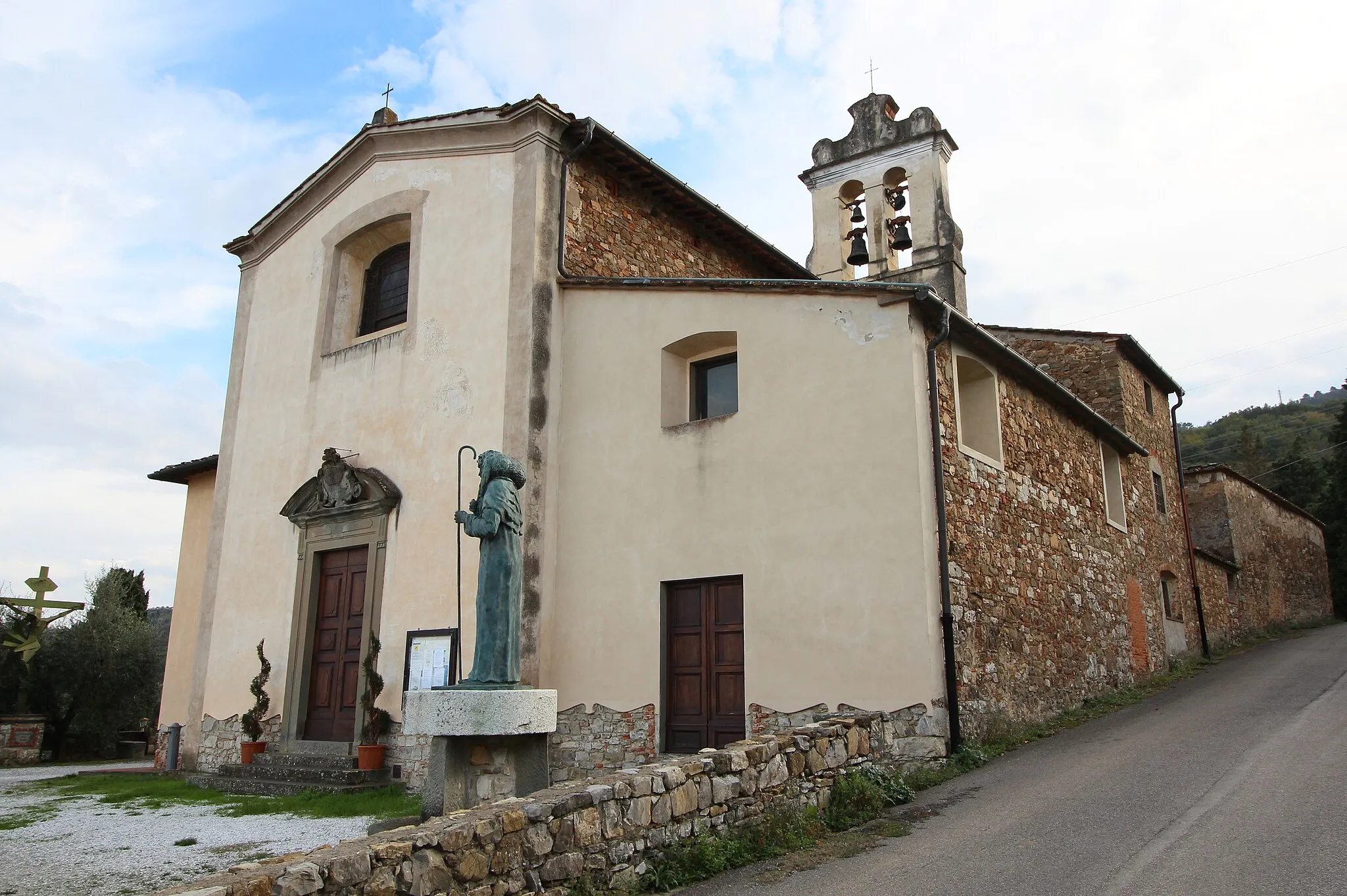 Photo showing: Church San Michele Arcangelo, Buriano, hamlet of Quarrata, Province of Pistoia, Tuscany, Italy