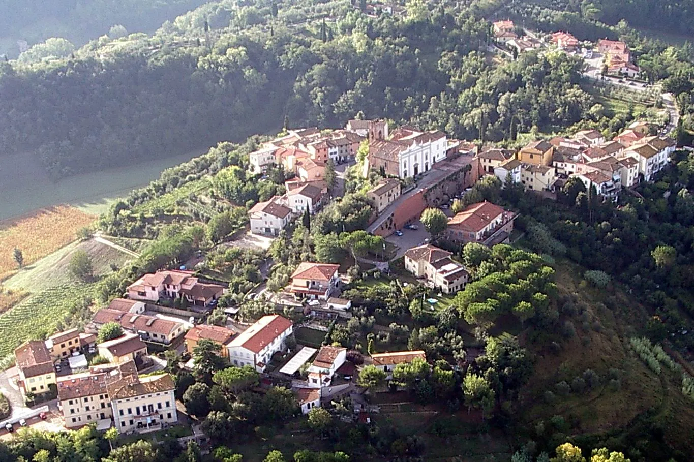Photo showing: Vista di Cigoli dall'alto