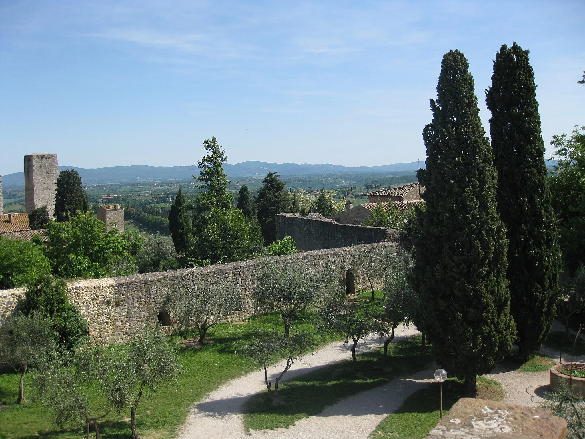 Photo showing: San Gimignano, View from the Citadel