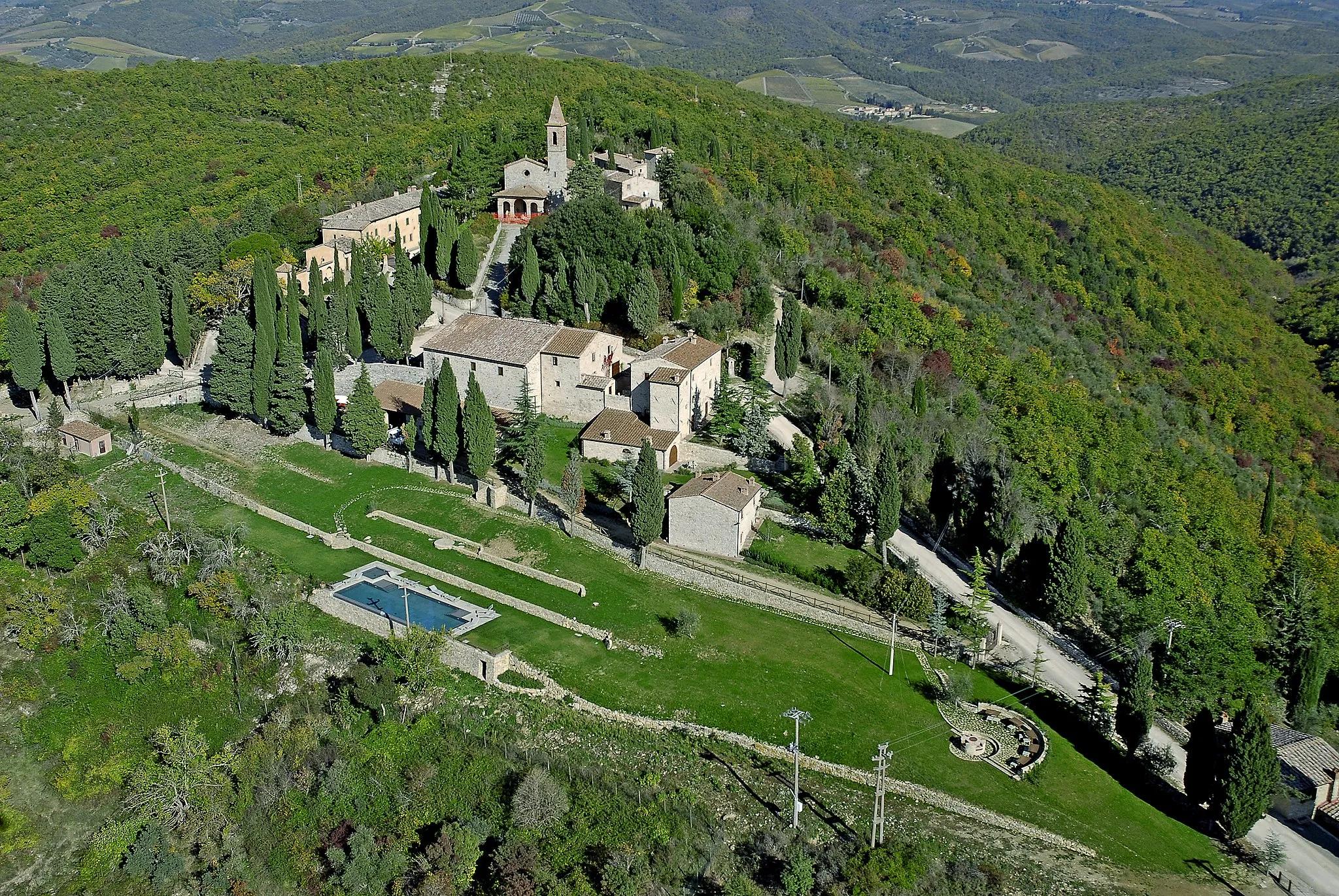 Photo showing: View of the Borgo di Pietrafitta